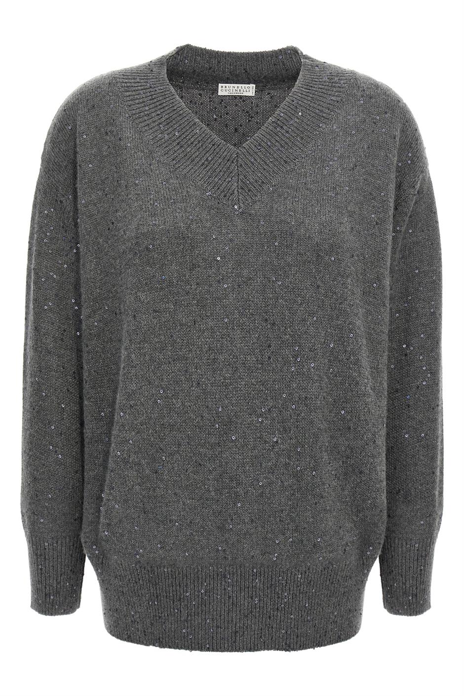 【完売】  Brunello Cucinelli/ブルネロ クチネリ｜スパンコール セーター トップス