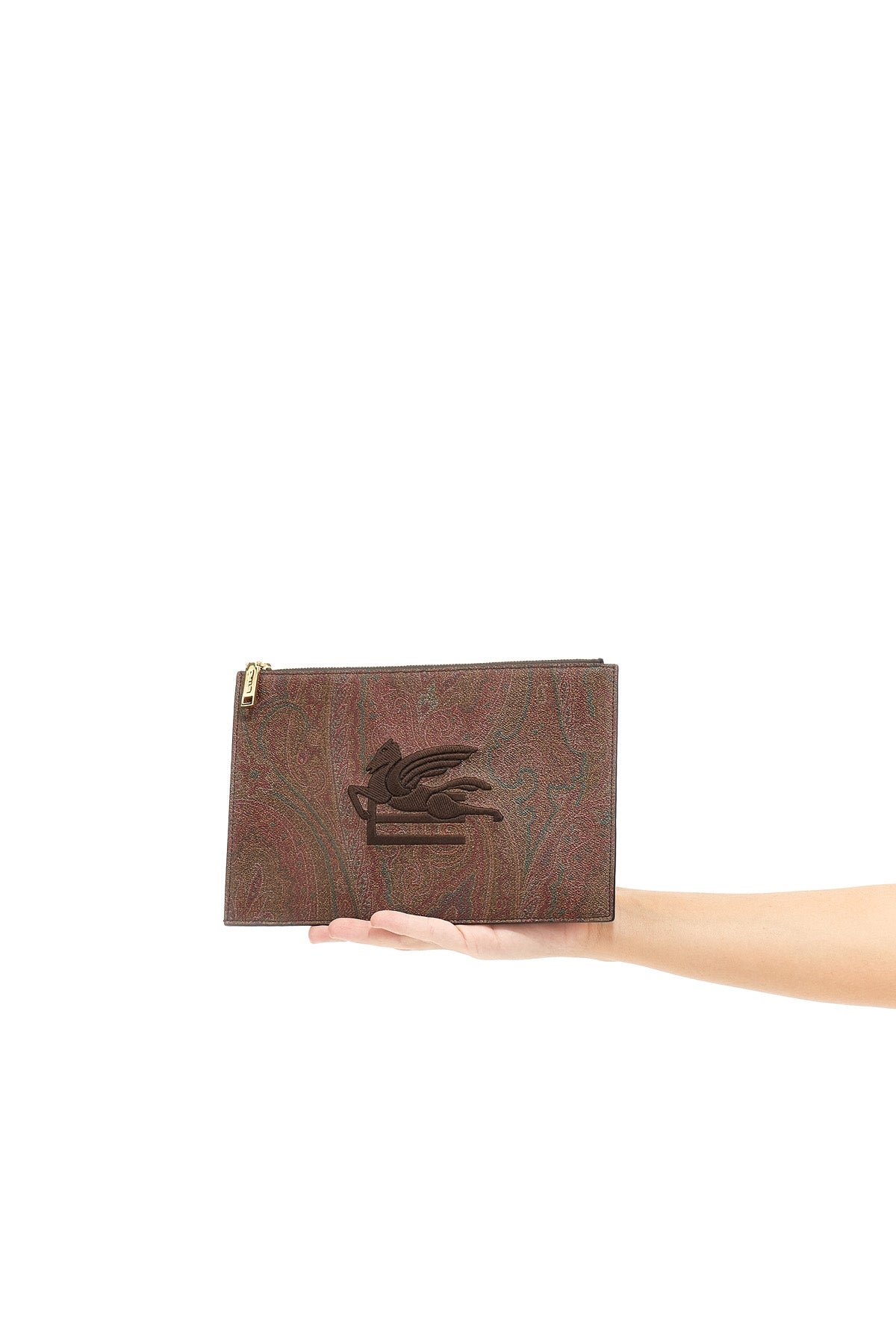 ミディアム 'Paisley' クラッチ バッグ