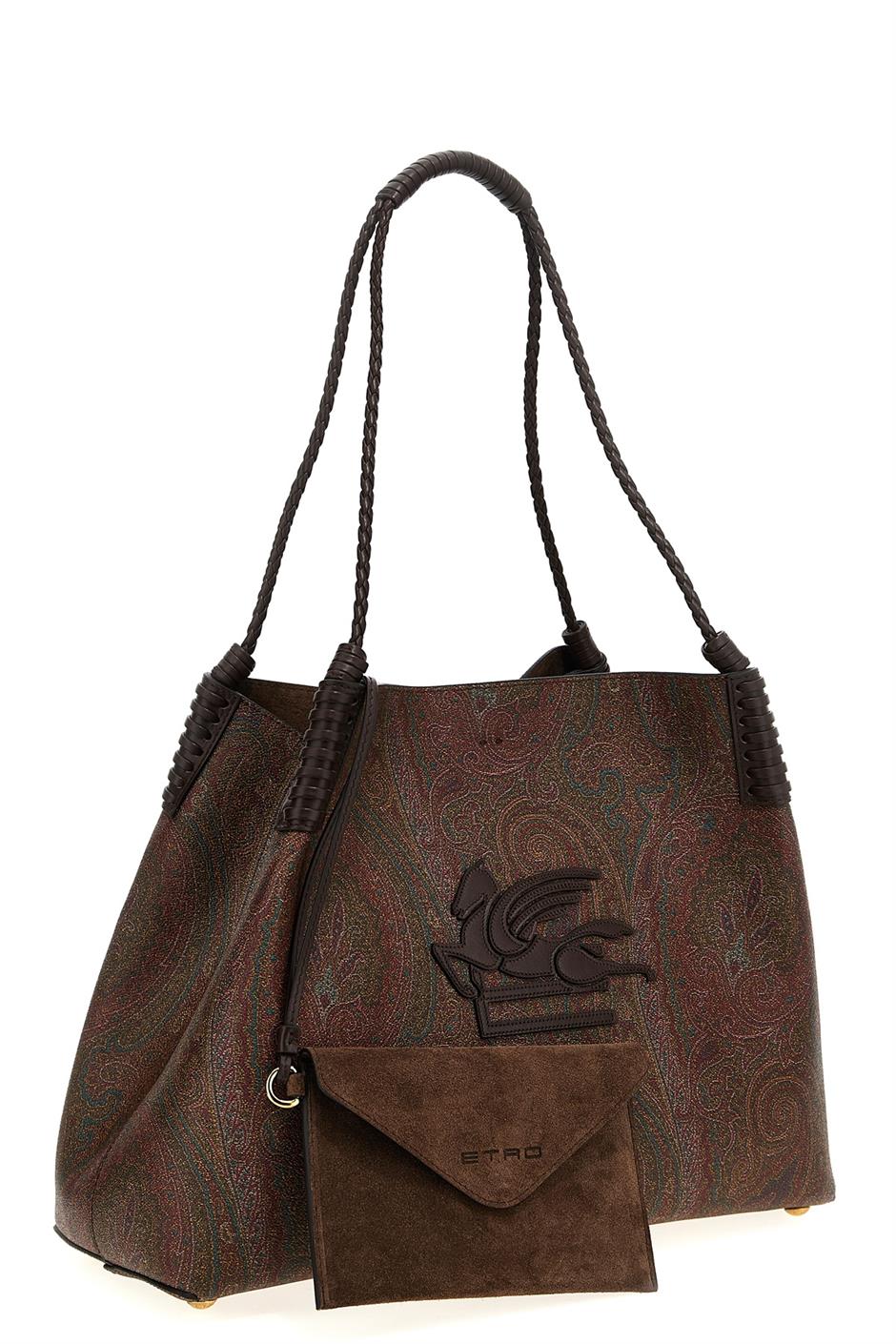 送料関税込【ETRO】 ミディアムショッピングバッグ リブラ ETLO】リブラ ミディアム レザー トートバッグ (ETRO/ショルダー