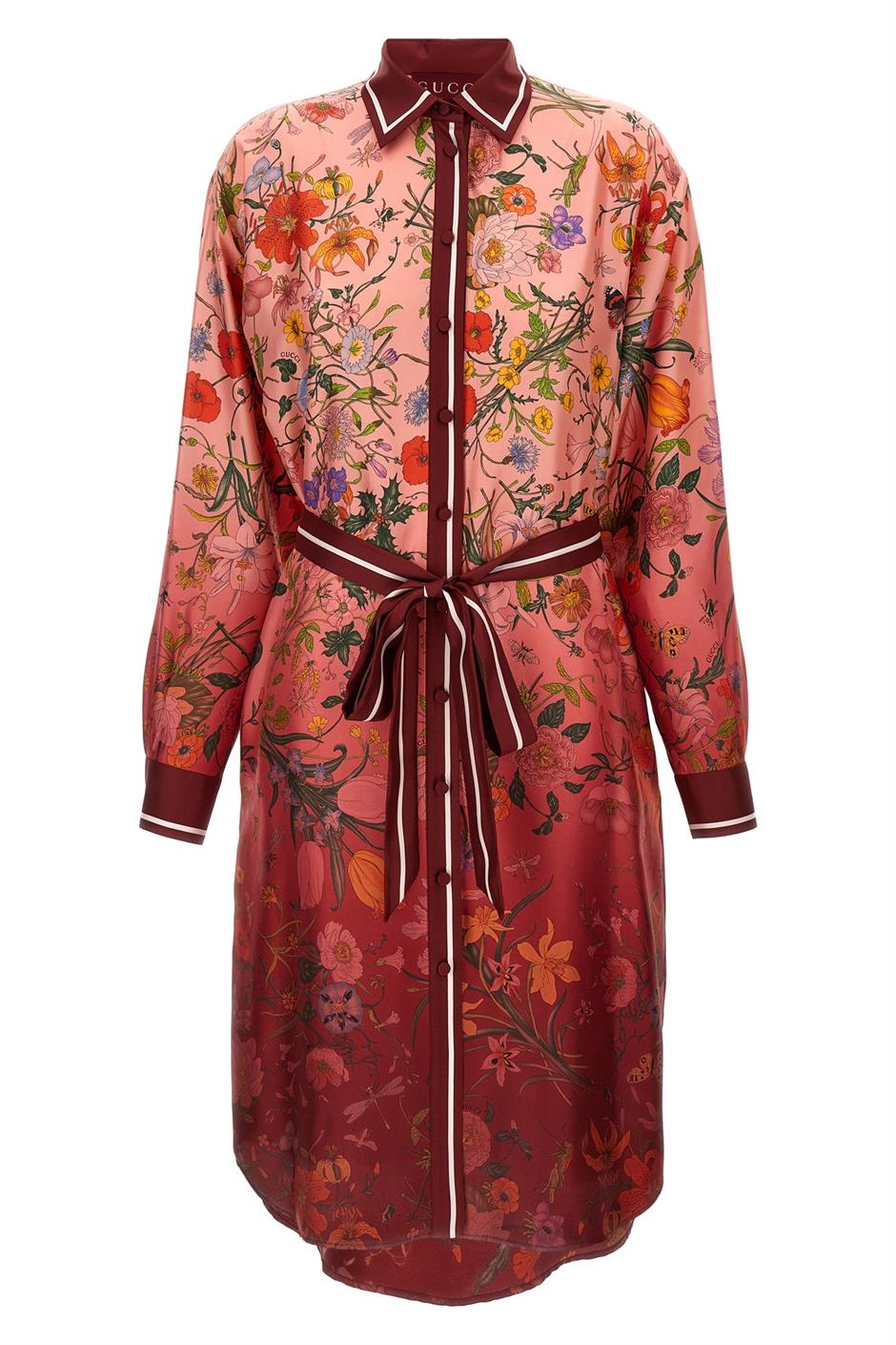 'Gucci Flora' プリント ドレス