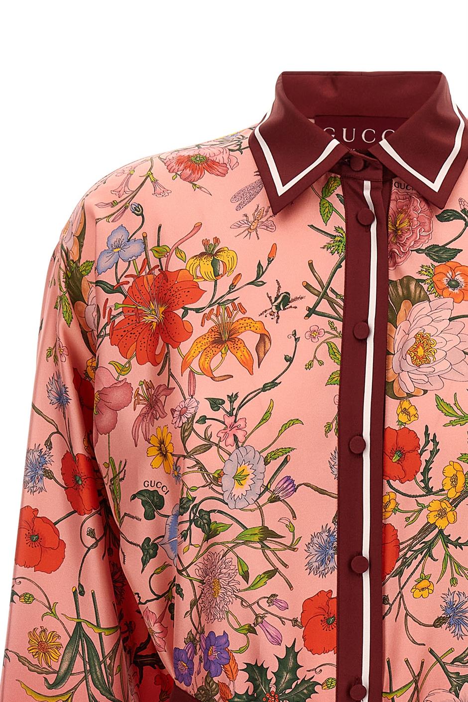 'Gucci Flora' プリント ドレス