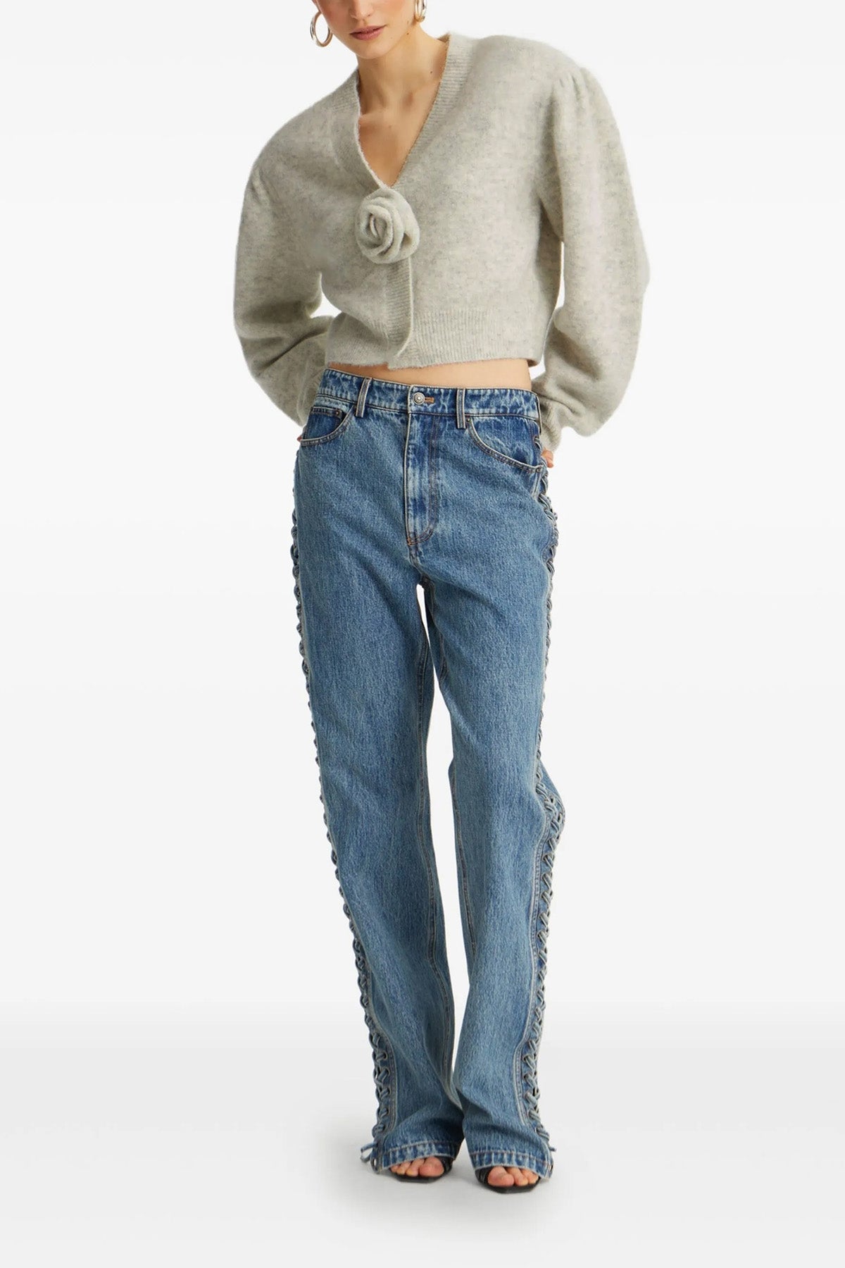 'Knit Puffsleeve' カーディガン