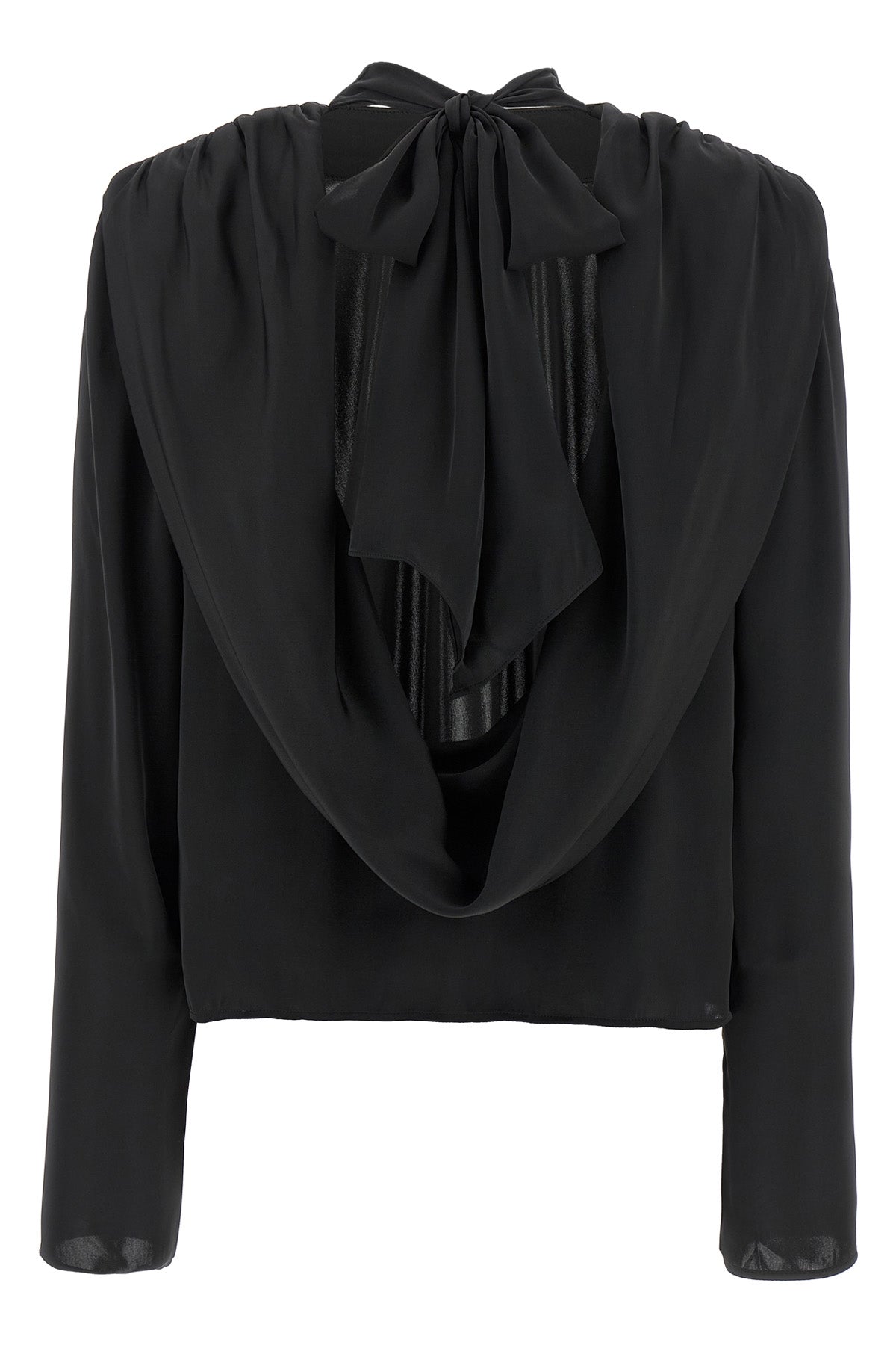 'Satin Drapy Back' トップ