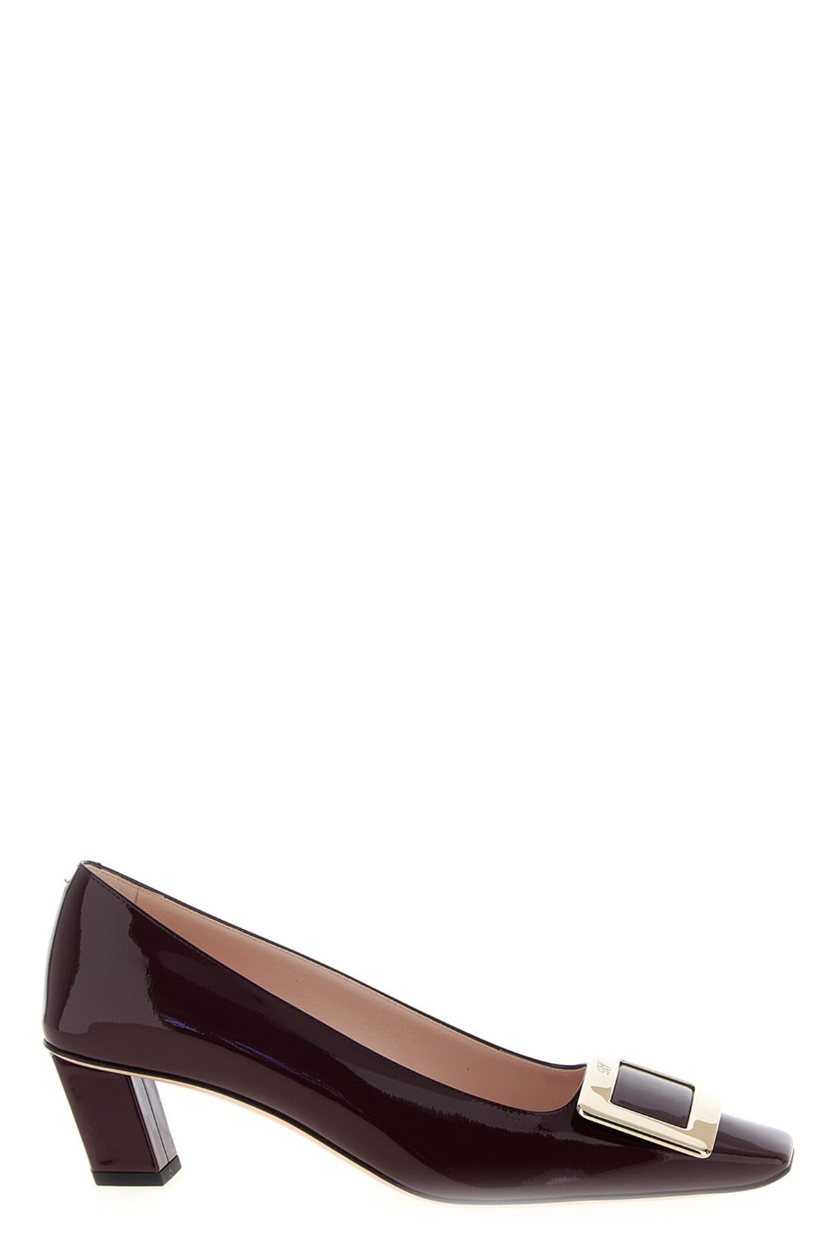 Roger Vivier ロジェヴィヴィエ ハート パンプス ブラウン Woman ヴィヴ イン ザ シティ スエード パンプス