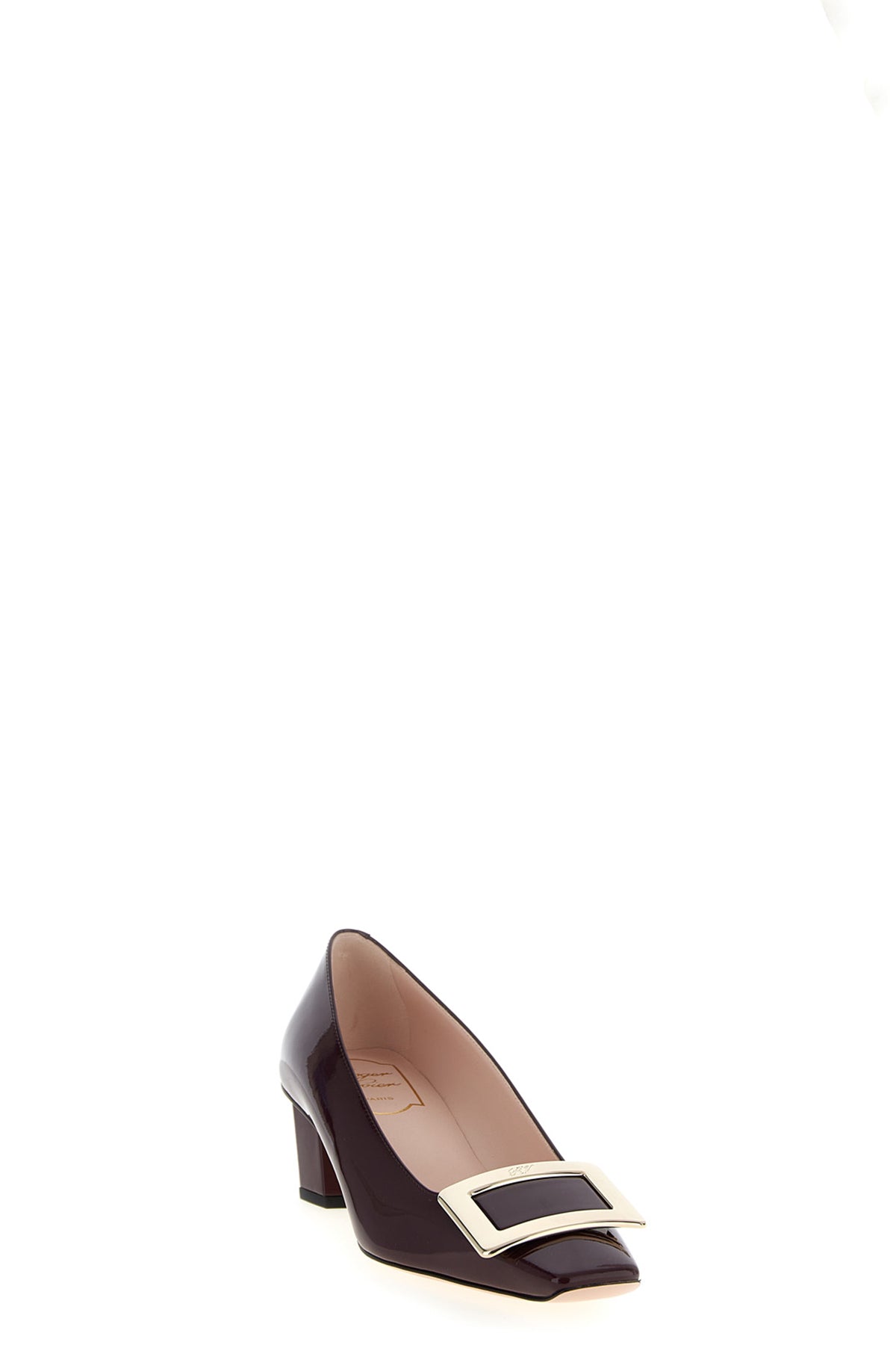 ■Roger Vivier■ Belle Vivier カーフヘア ゼブラ パンプス ブラック Woman ベル ヴィヴィエ サテン パンプス