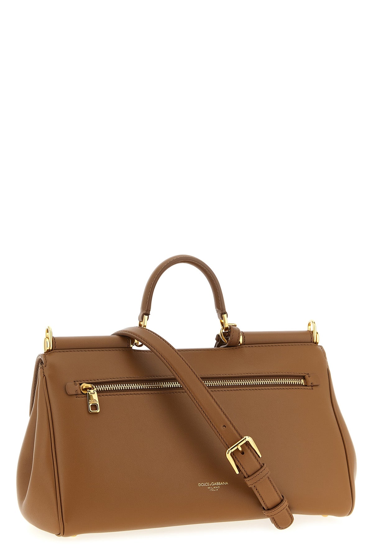 極美品　DOLCE&GABBANA SICILY レザーハンドバッグ　ショルダー Dolce&Gabbana ハンドバッグ 女性 皮革 赤/ダークレッド | B