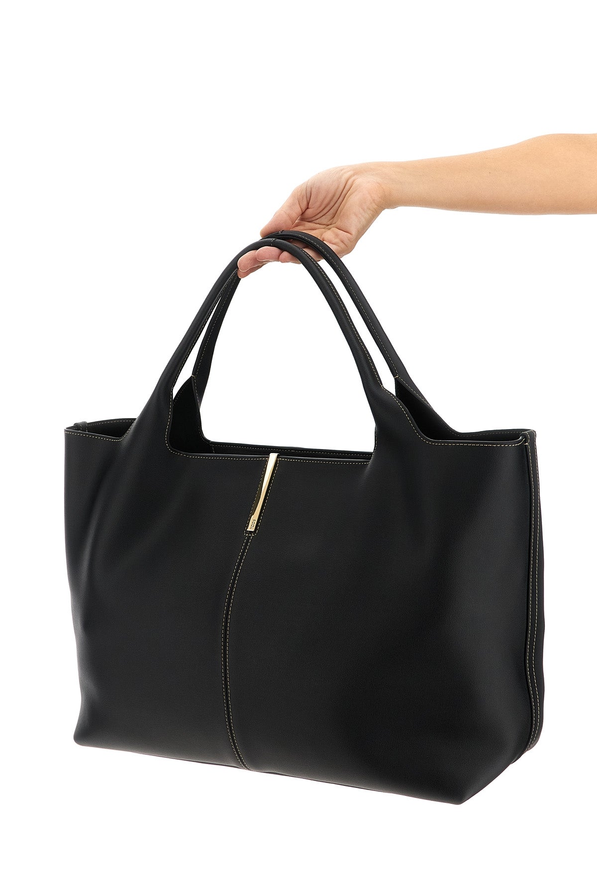 【TODS】ミディアム フォン ホルダー☆SALE中 Woman ブラック レザー スマートフォン ホルダー ミディアム