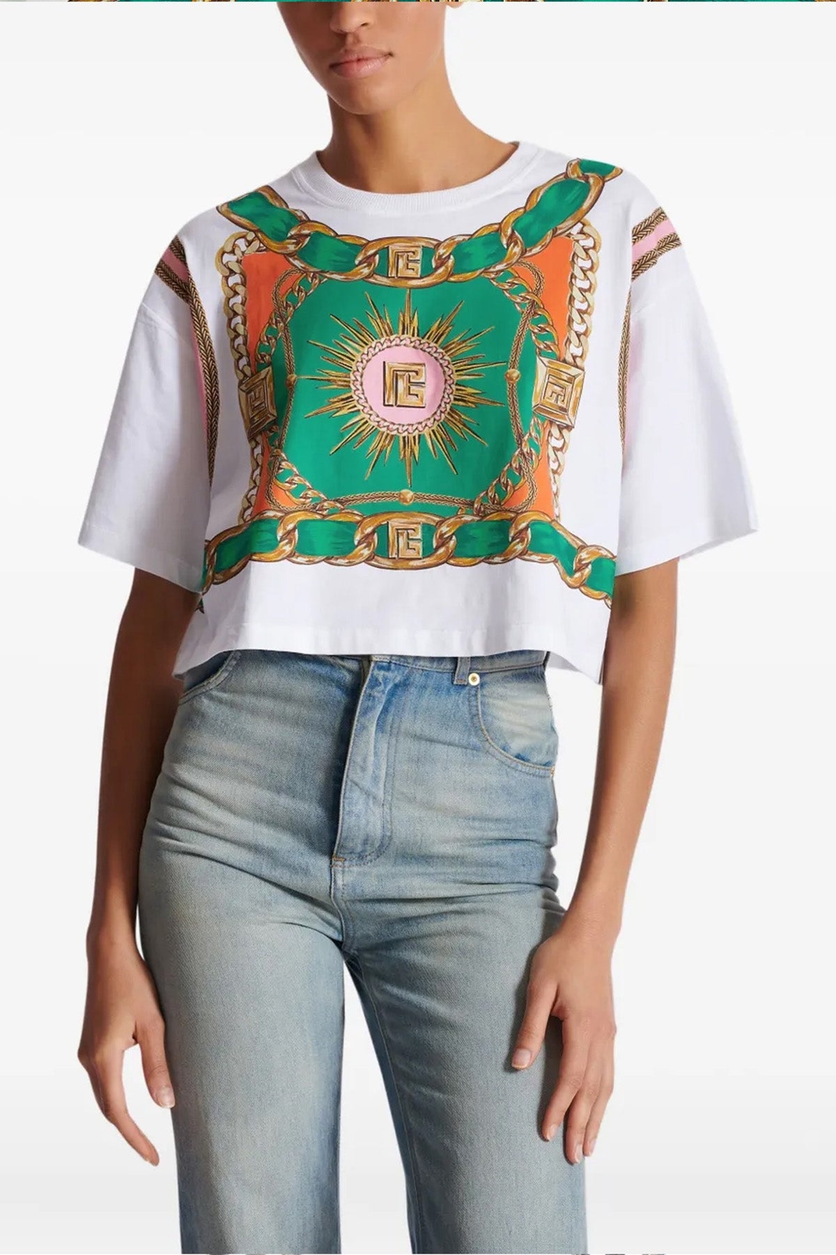 'Balmain Foulard' プリント