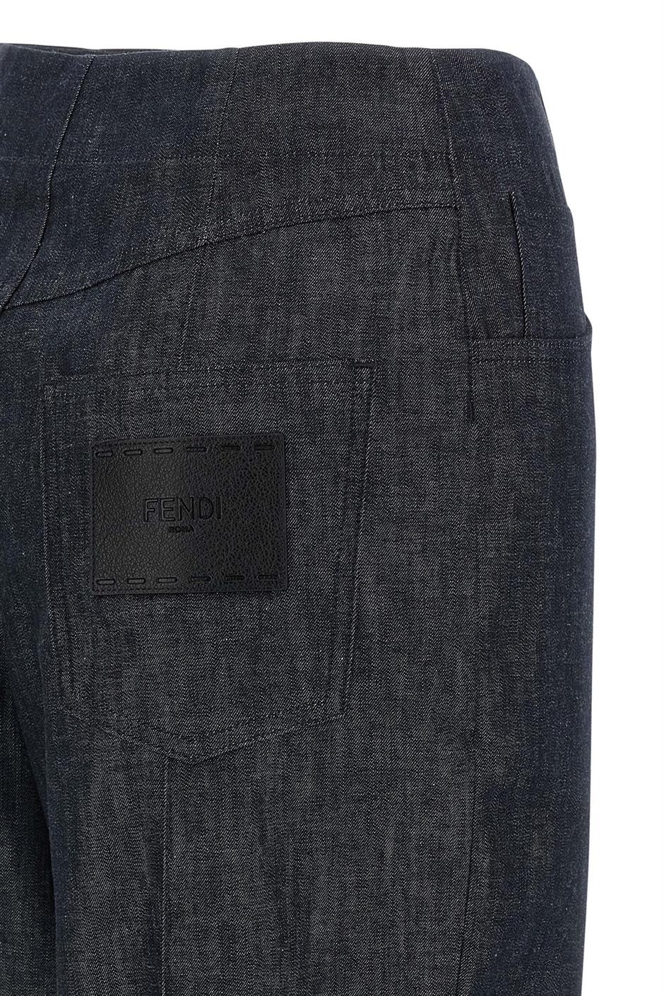 'Fendi Roma' パッチ ジーンズ