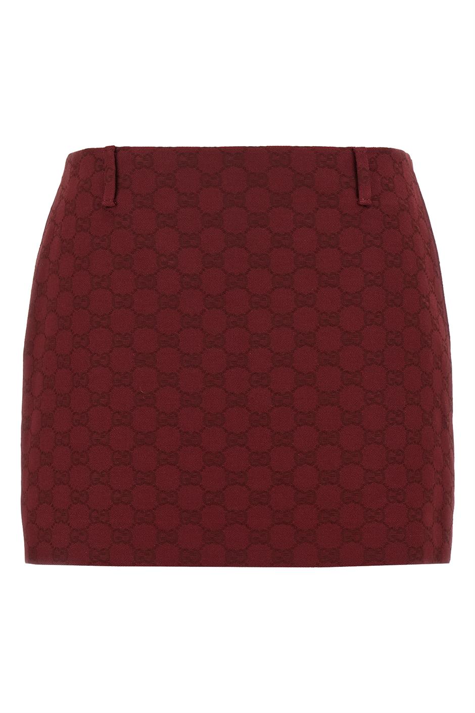 'GG Gucci Rosso Ancora' スカート