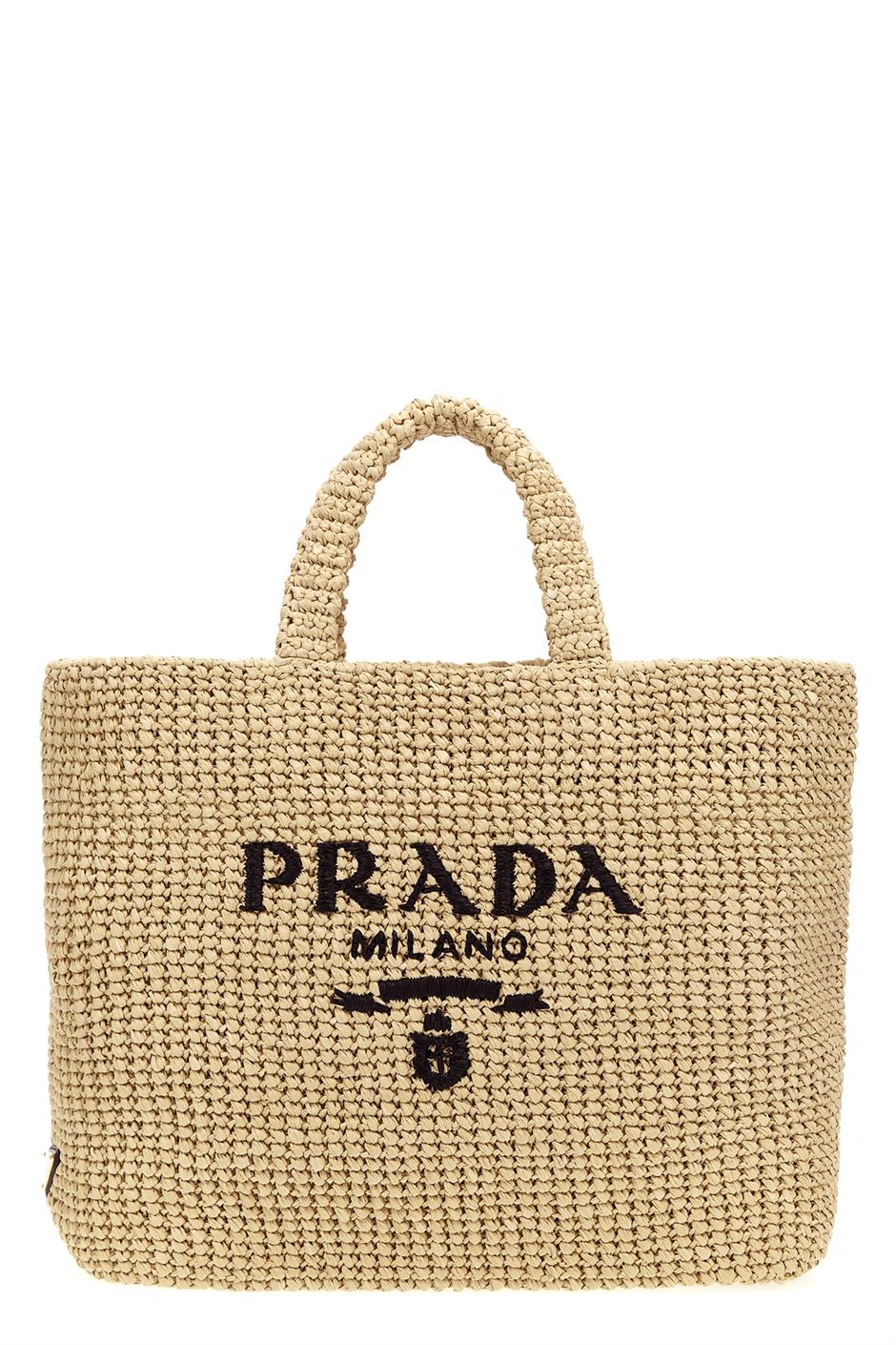 【Aランク超美品！】PRADA プラダ クロシェウーブンクロスバッグ プラダ クロス ヴィッテロダイノレザー バッグ