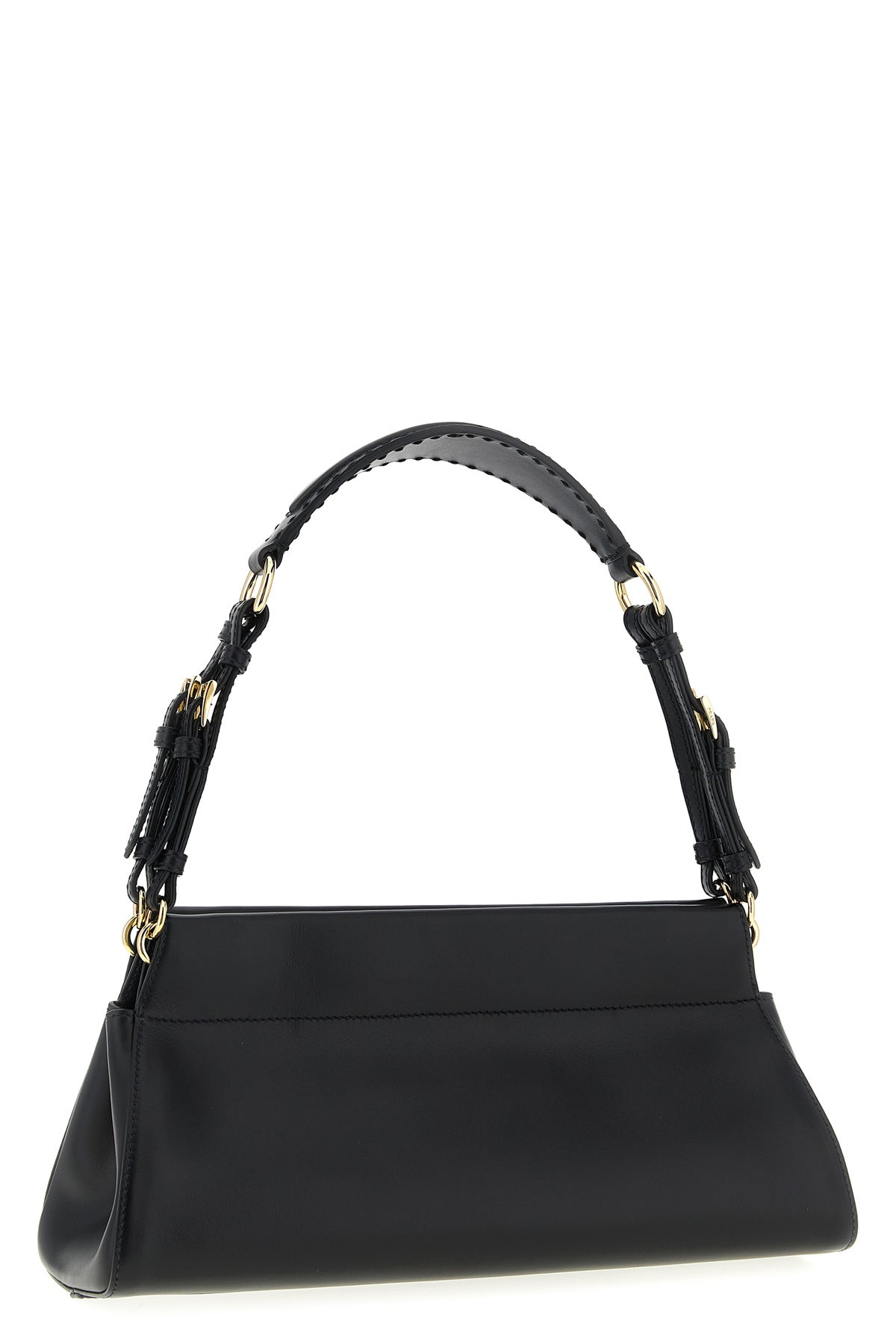 PRADA ショルダーバック ブラック Re-Nylon xレザー ショルダーバッグ | PRADA