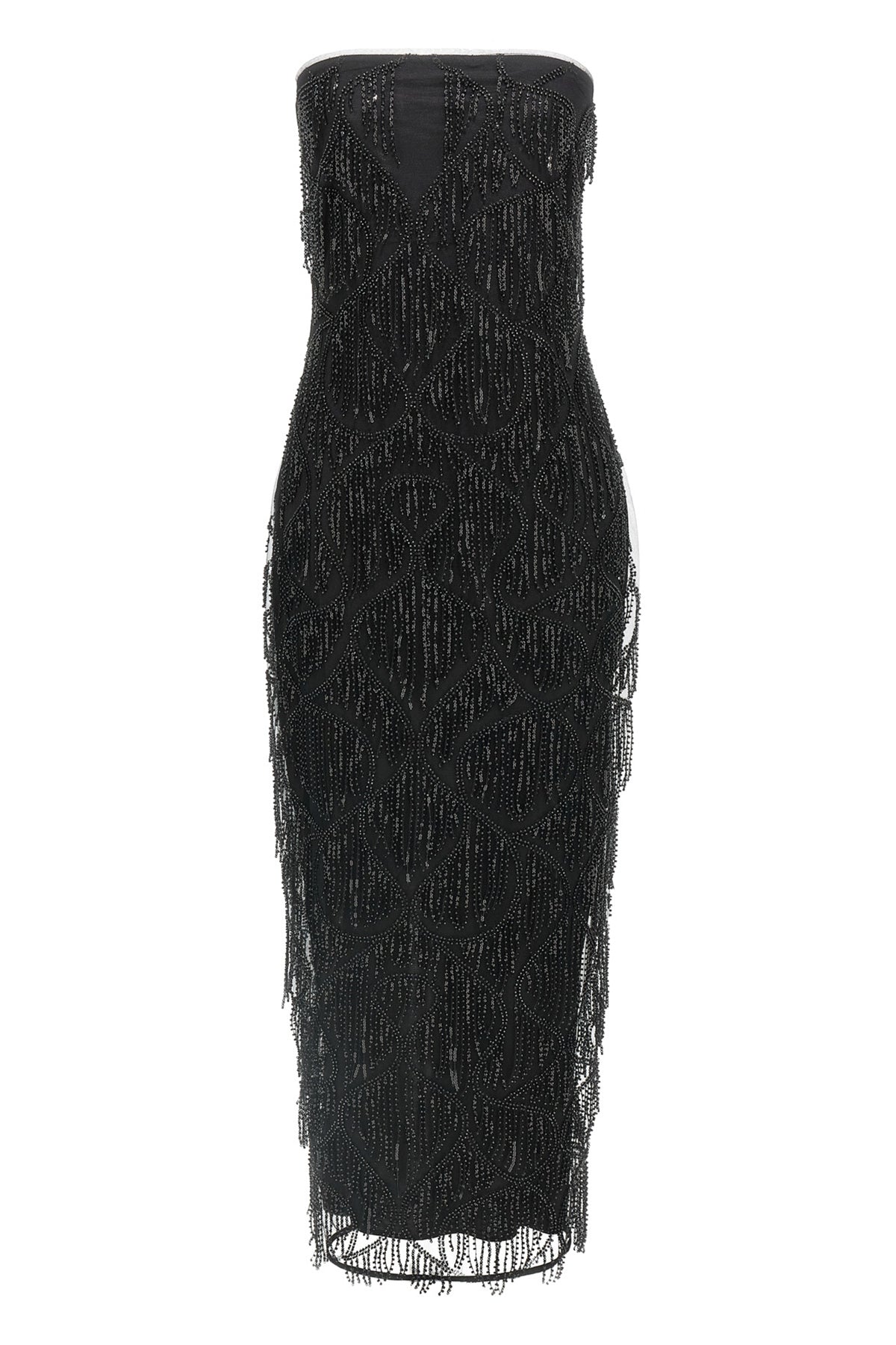'Sequins Midi Tube' ドレス