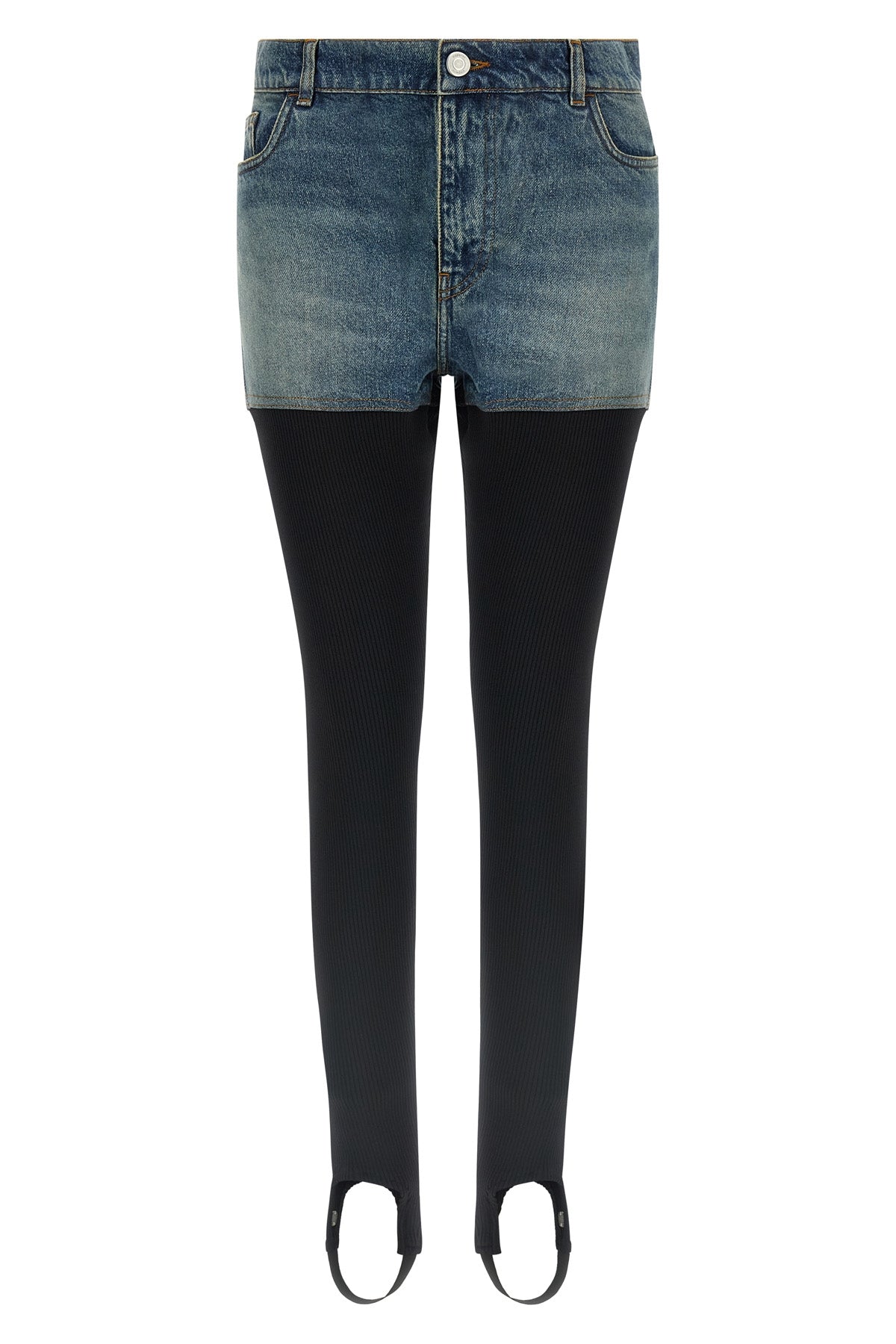 'Hybrid Rib Denim' パンツ