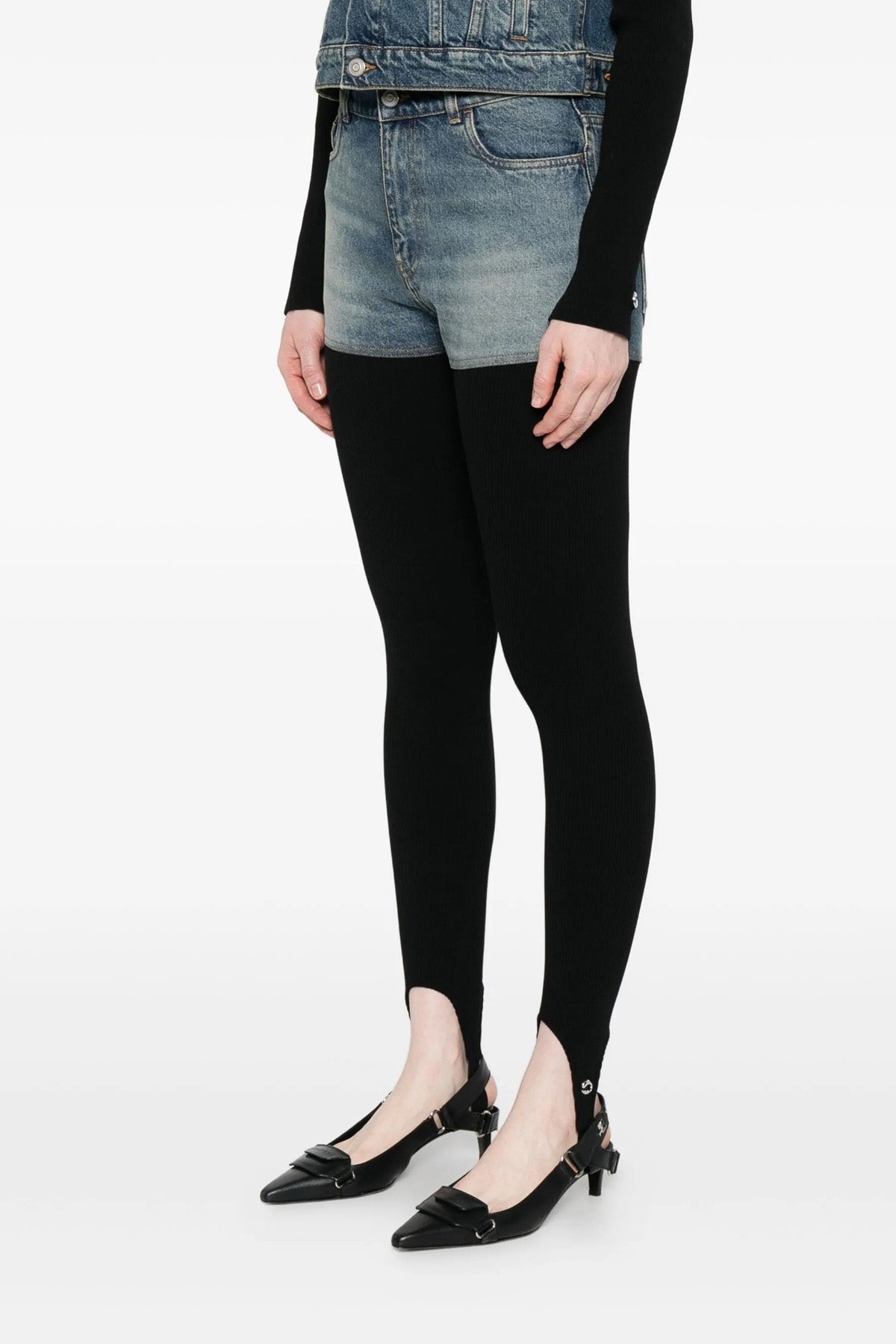'Hybrid Rib Denim' パンツ
