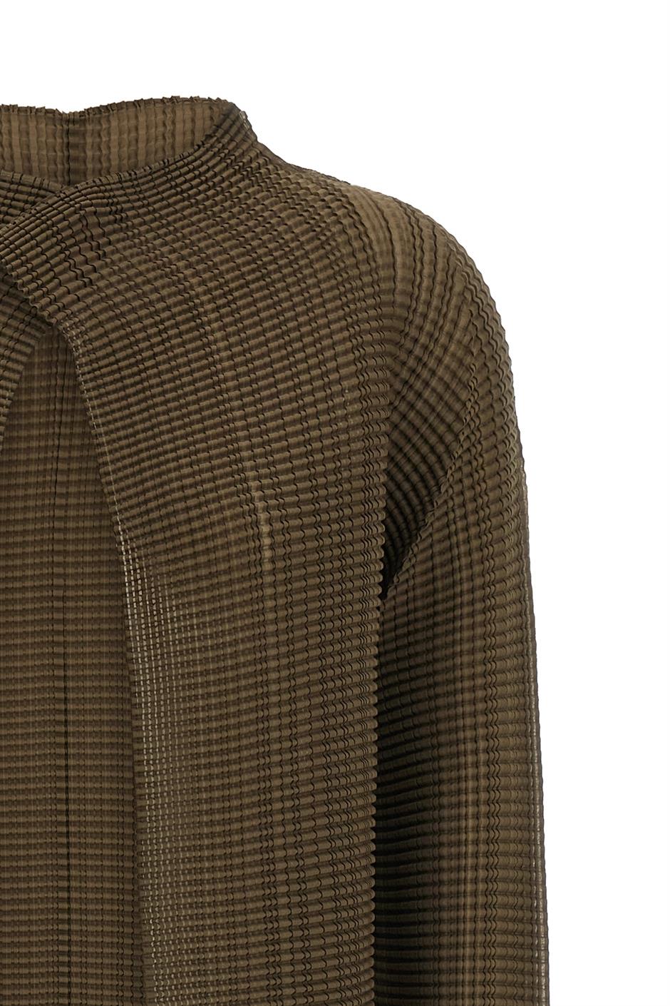 'Wooly Pleats-58' カーディガン
