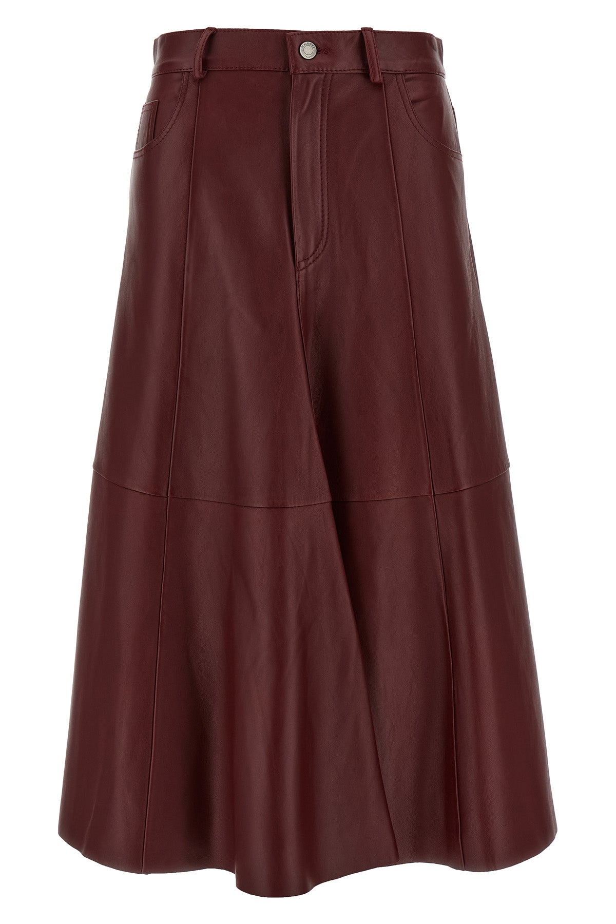 'Mid Serenity Leather' スカート