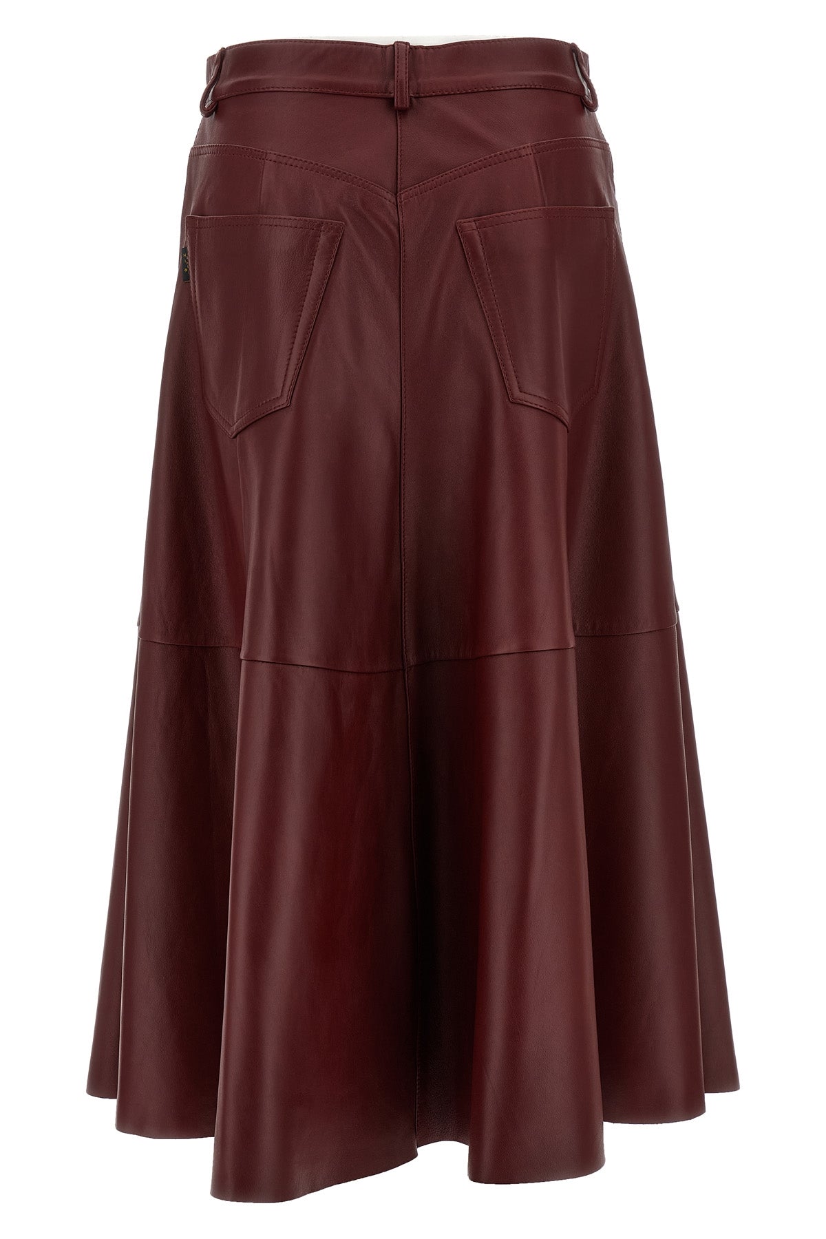 'Mid Serenity Leather' スカート