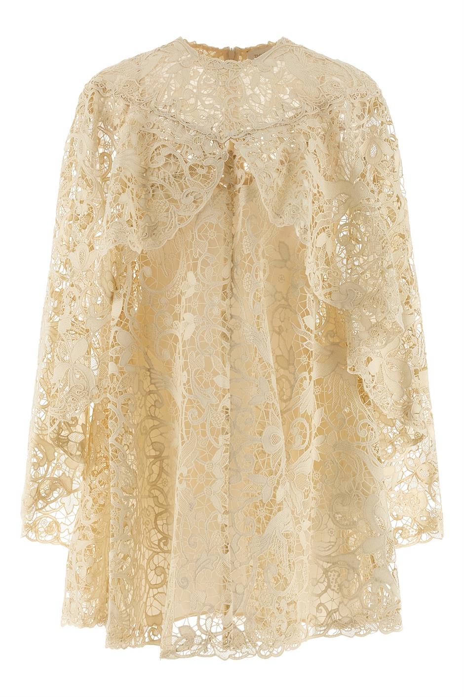 'Memento Bird Lace Mini' ドレス