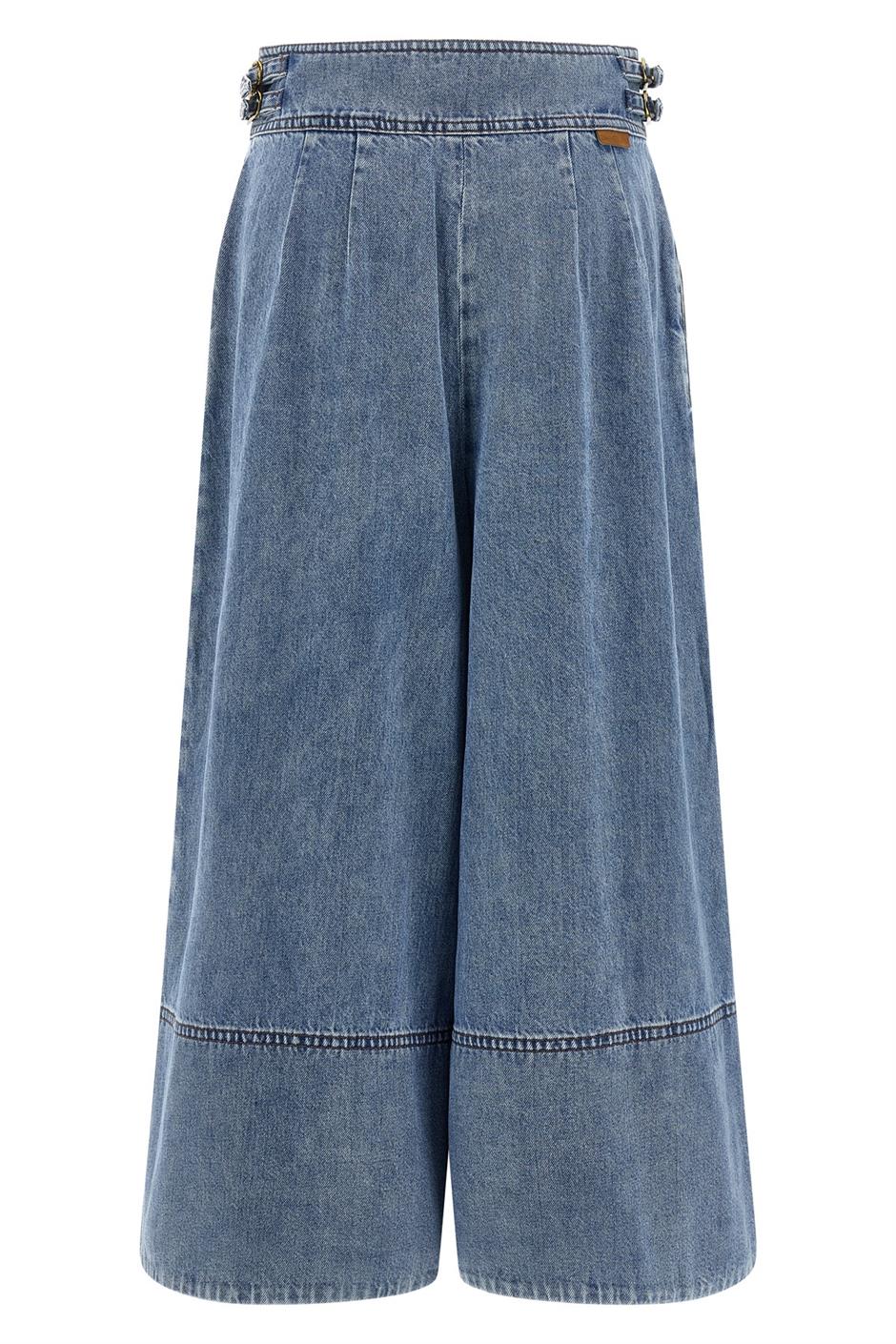 'Denim Culotte' ジーンズ