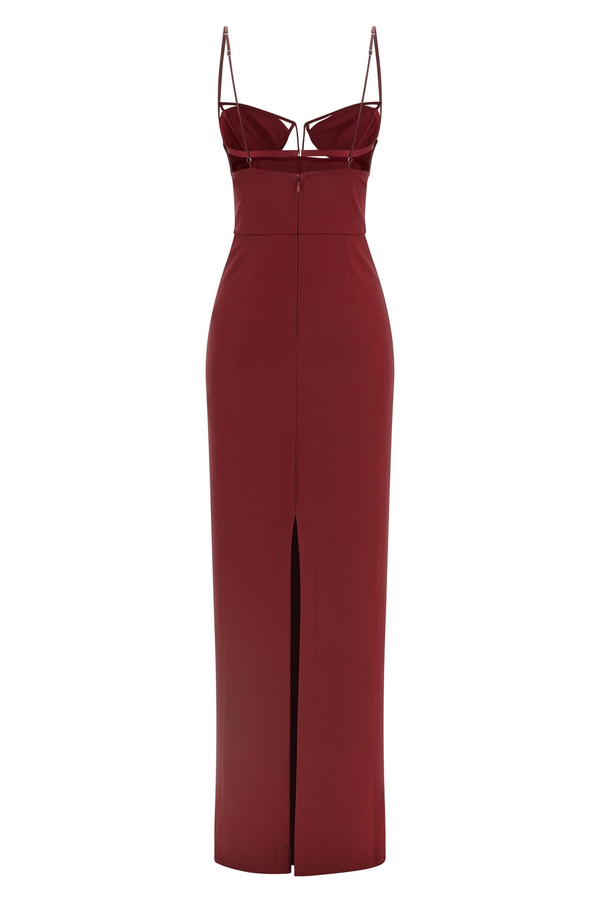 'V-Wire Bra Maxi' ドレス