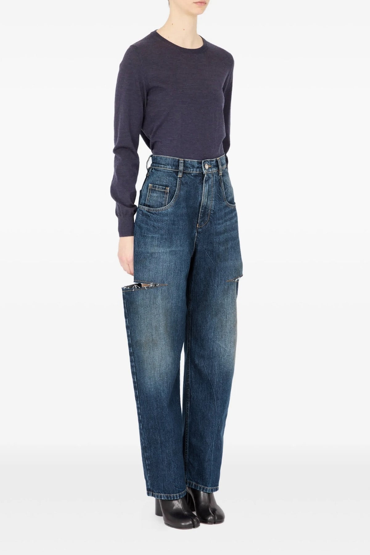 Maison Margiela メゾン マルジェラ カットアウト　ジーンズ Maison Margiela MAISON MARGIELA メゾンマルジェラ ジーンズ