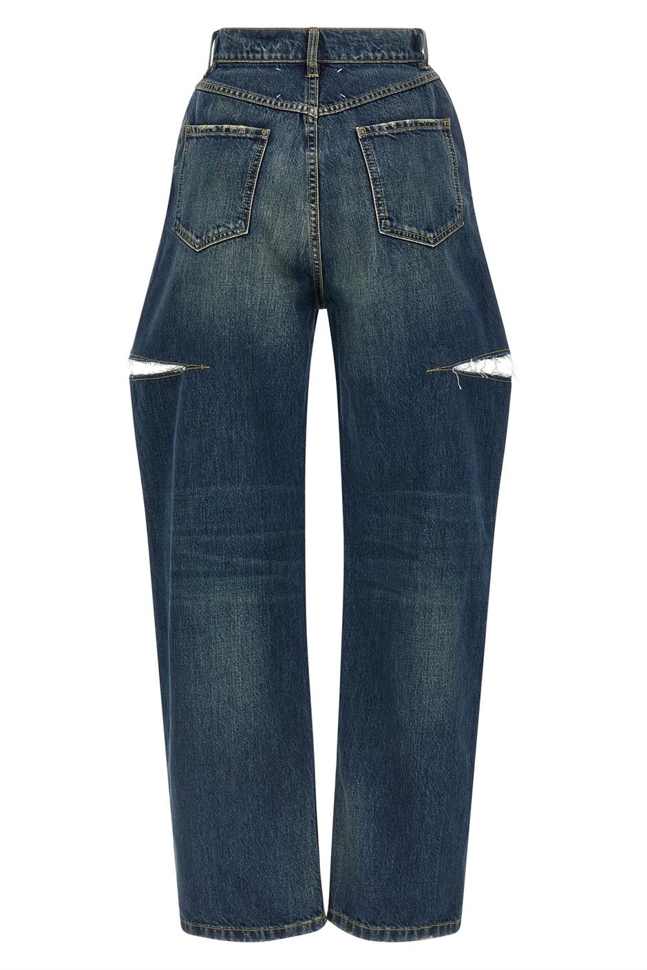 MAISON MARGIELA メゾンマルジェラ カットアウトデニム Maison Margiela(メゾンマルジェラ) -CUT OUT DENIM PANTS-Amanojak.