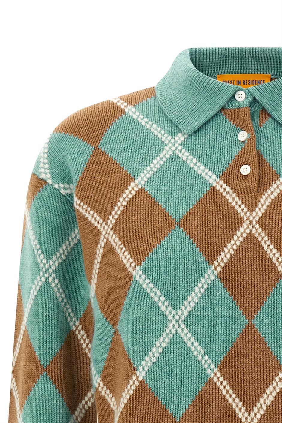 'Collegiate Argyle' ポロ シャツ