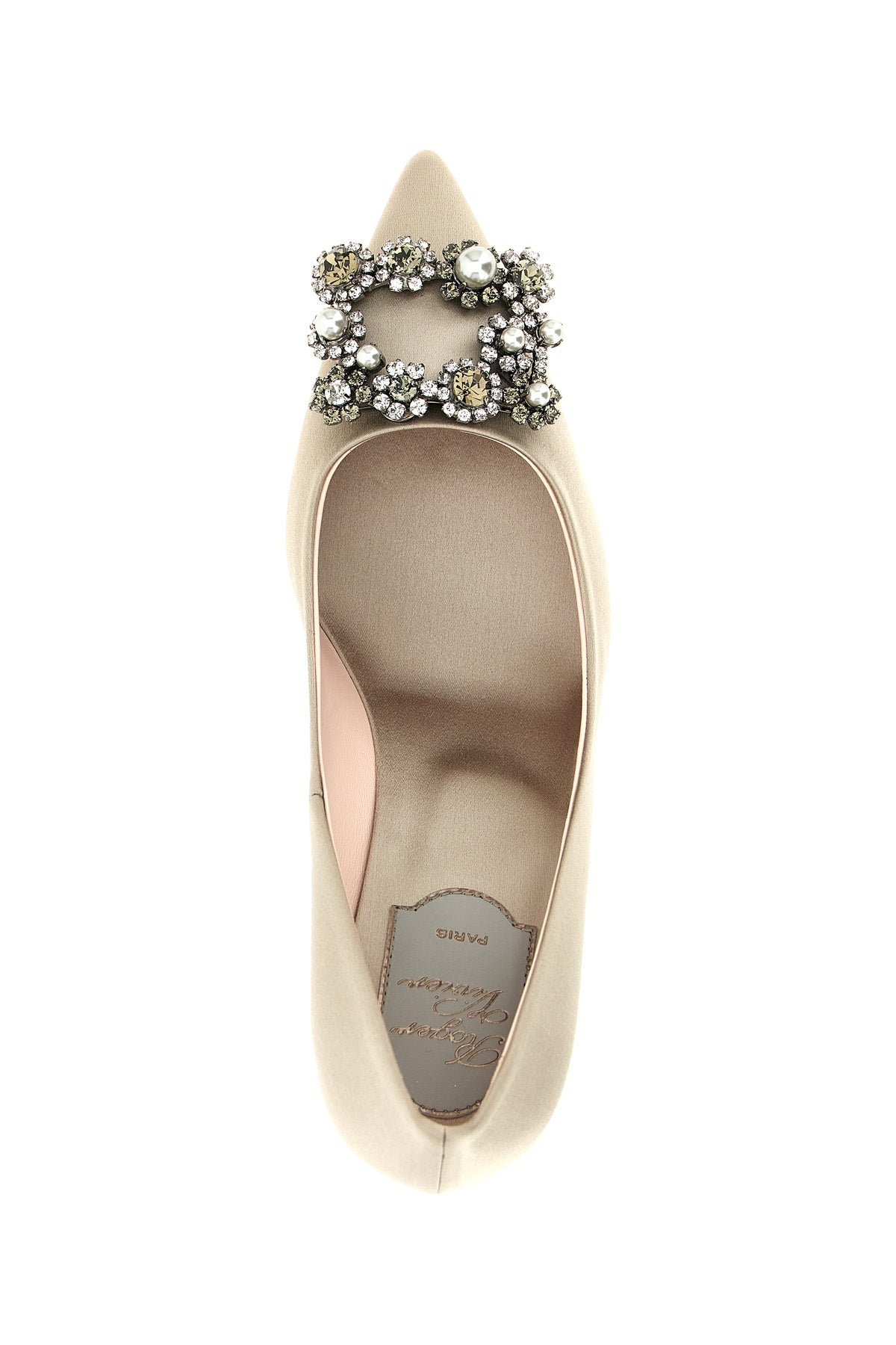 'Flower Strass' パンプス