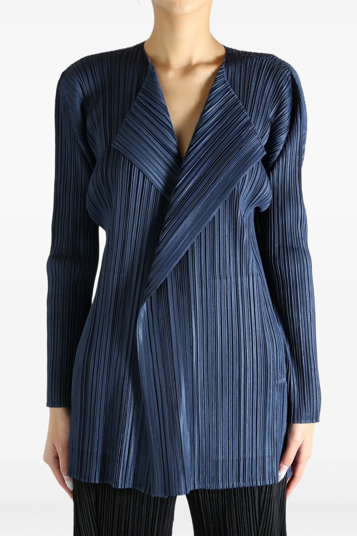'Mellow Pleats' カーディガン