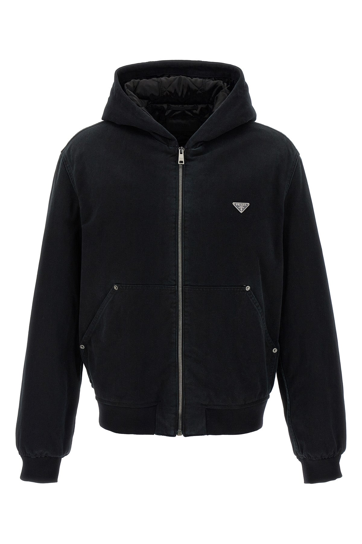 【24AW】デニム ジャケット ◆プラダ◆人気 24SS】新作 セルビッジデニム ブルゾン ◇プラダ◇人気 (PRADA