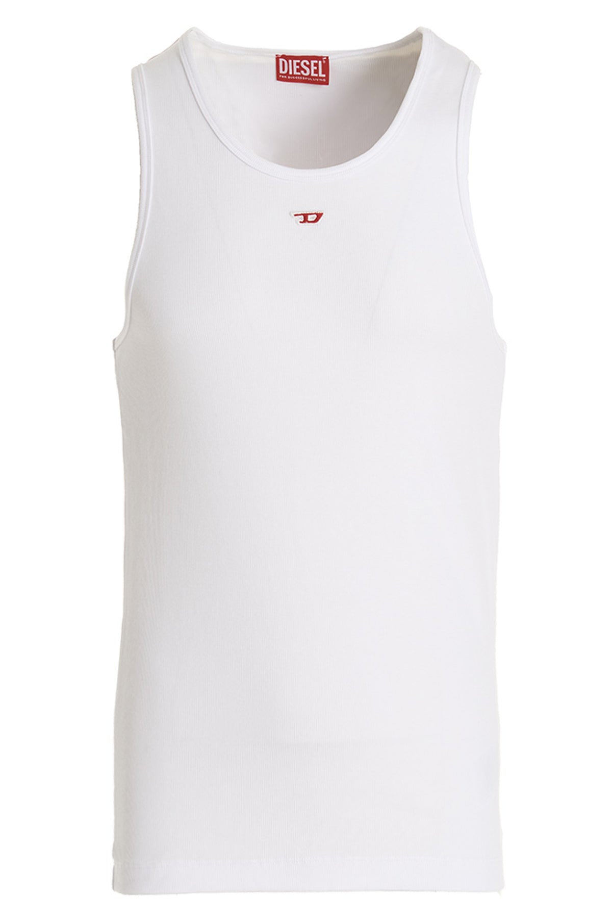 T-LIFTY-D Tank top with mini D logo patch｜ホワイト｜メンズ
