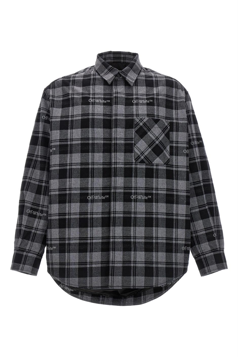 'Check Flannel' オーバーシャツ