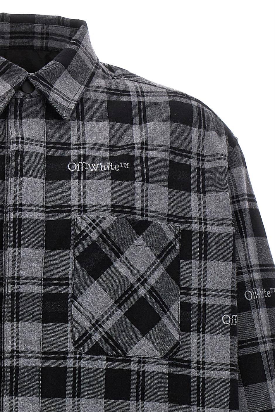 'Check Flannel' オーバーシャツ