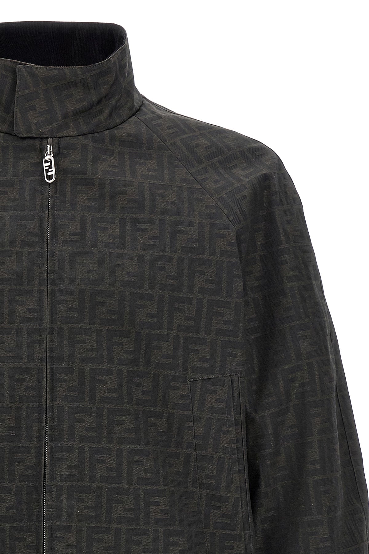 フェンディ FENDI ボンバージャケット ボンバージャケット レザー ブラック | Fendi
