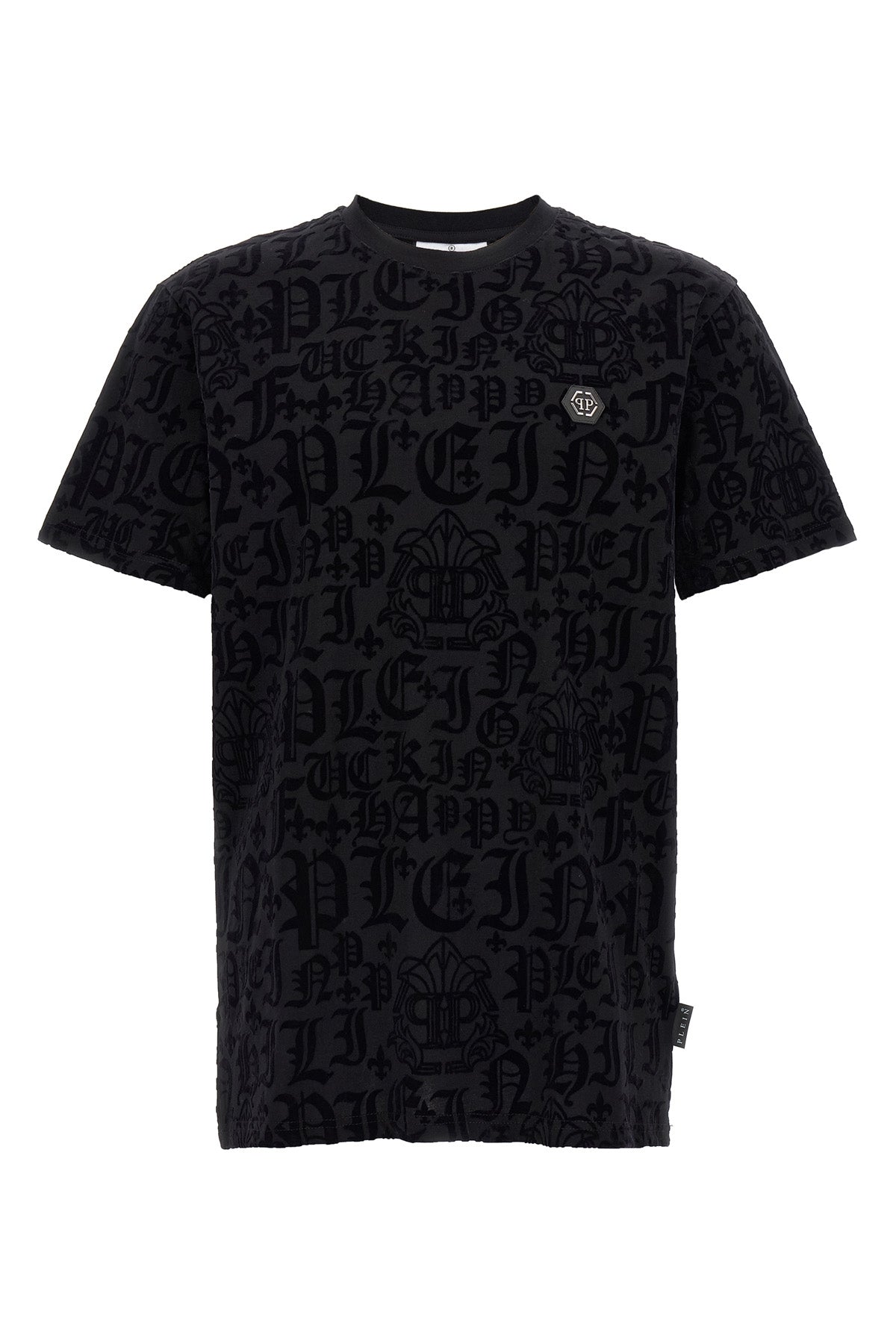 Philipp Plein/フィリッププレイン｜ベルベット ロゴ Tシャツ
