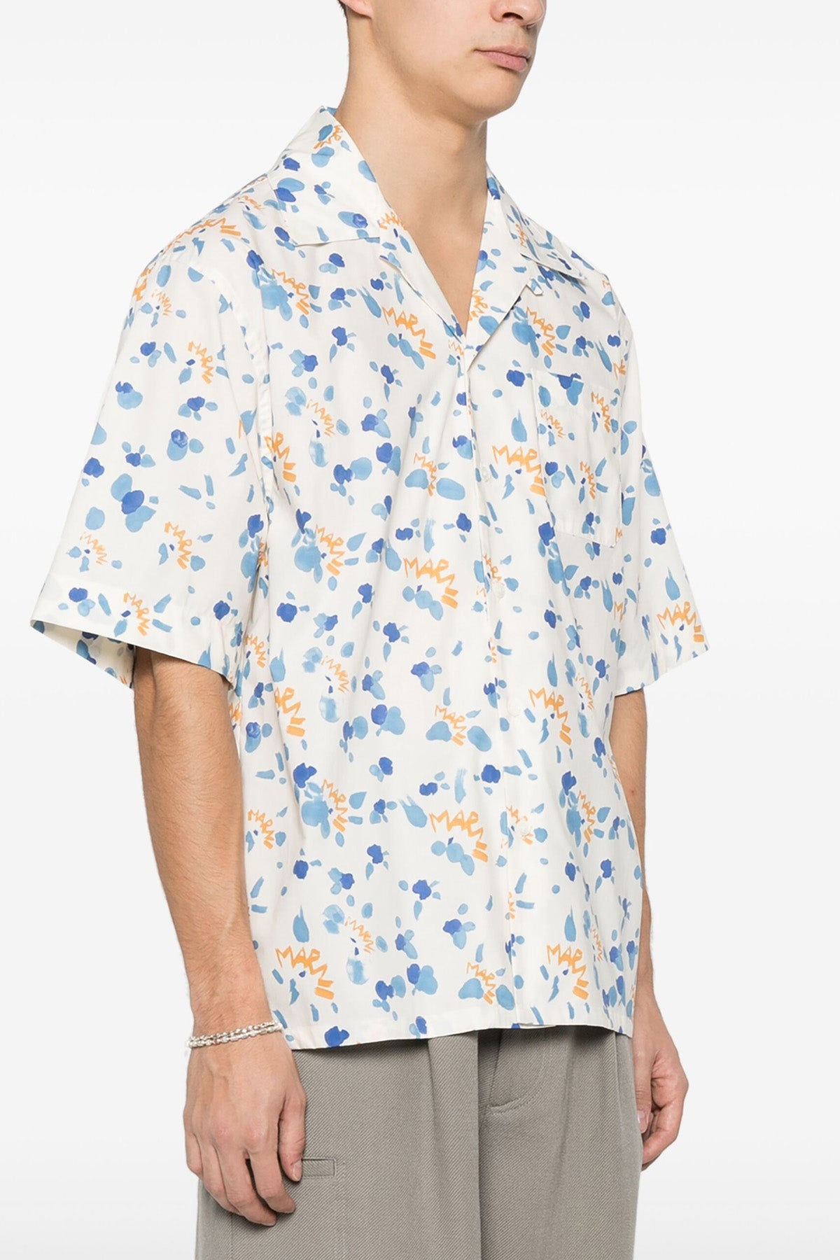 'Marni Dripping' シャツ