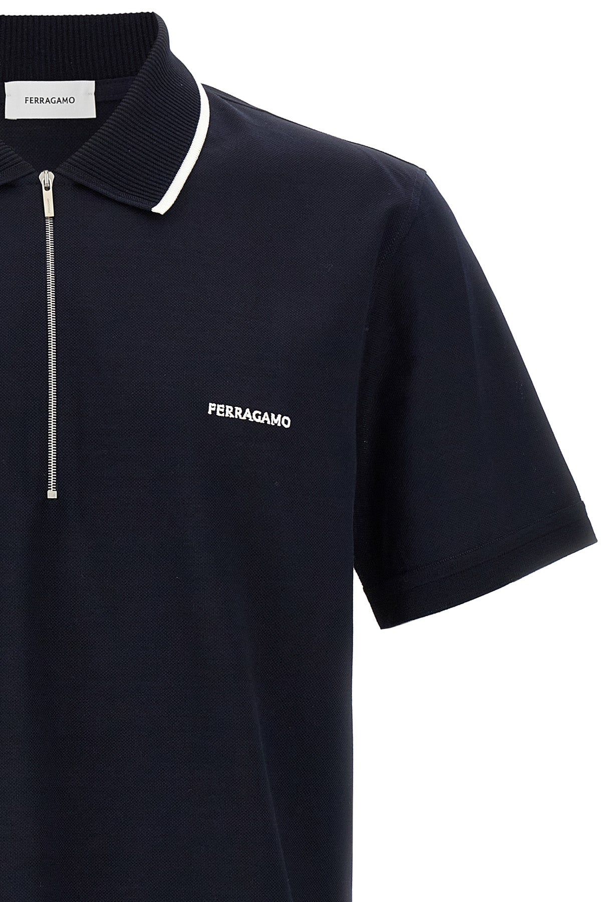 Salvatore Ferragamo - サルヴァトーレフェラガモ 90s イタリア製 ウール100% オールド 長袖 ポロシャツ XS ブラック Salvatore Ferragamo レディース サルヴァトーレフェラガモ 90s イタリア製 ウール100% オールド