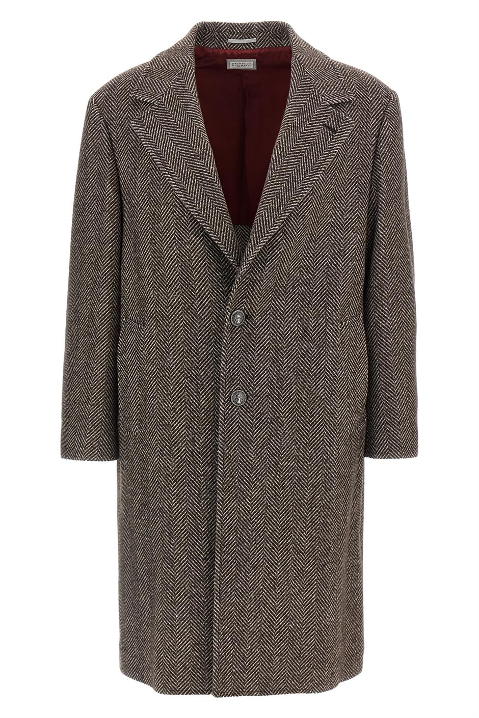 シングルブレスト カシミア コート
