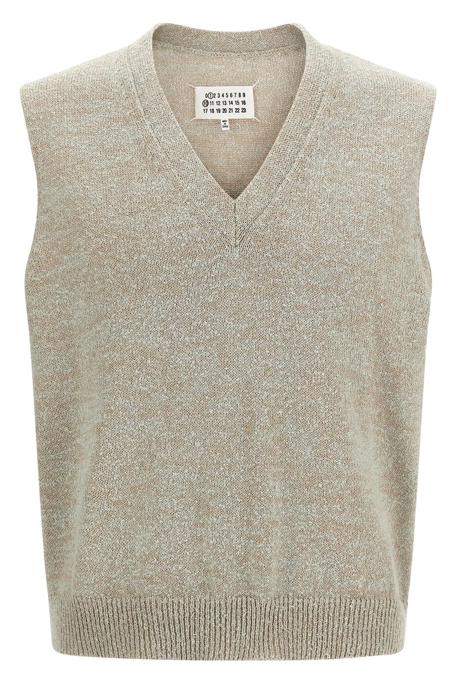 Maison Margiela 四つタグ付きニットベスト Maison Margiela 四つタグ付きニットベスト