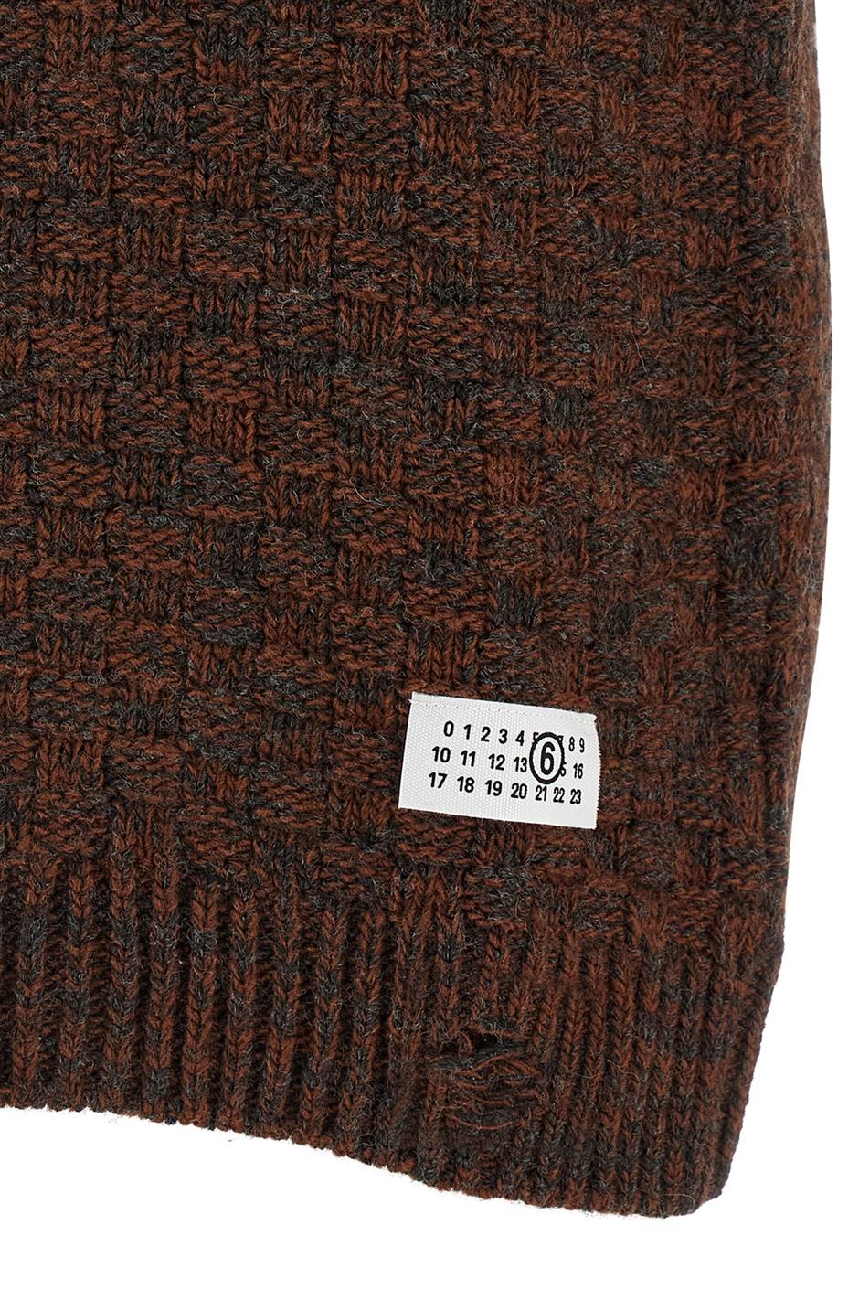 MM6◆ここのえ期/ニットベスト(厚手)/S/ウール/CRM/13493 MM6(エムエムシックス) / ここのえ期/ニットベスト(厚手)/S