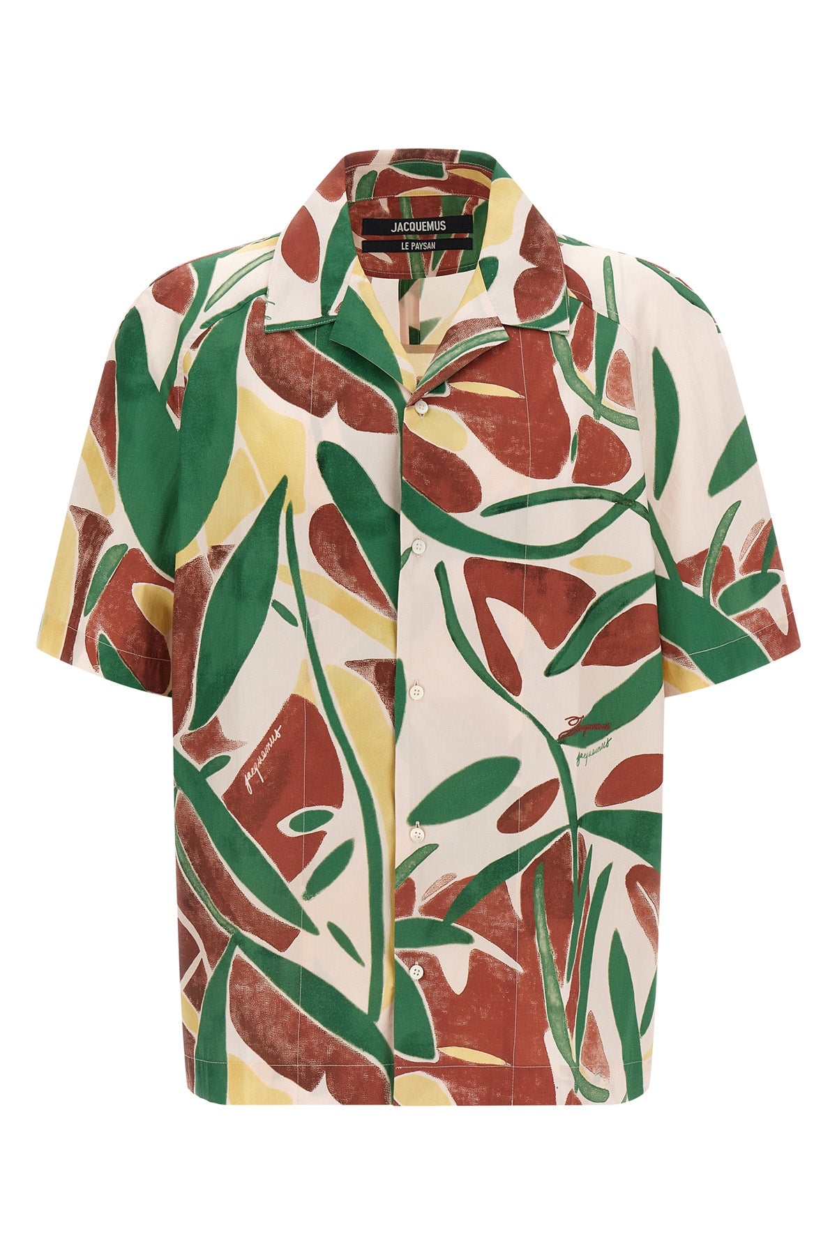 Tシャツ・カットソー JACQUEMUS 'La Chemise Fonccio' shirt La Chemise Corto Shirt in Capri Cars/Grey