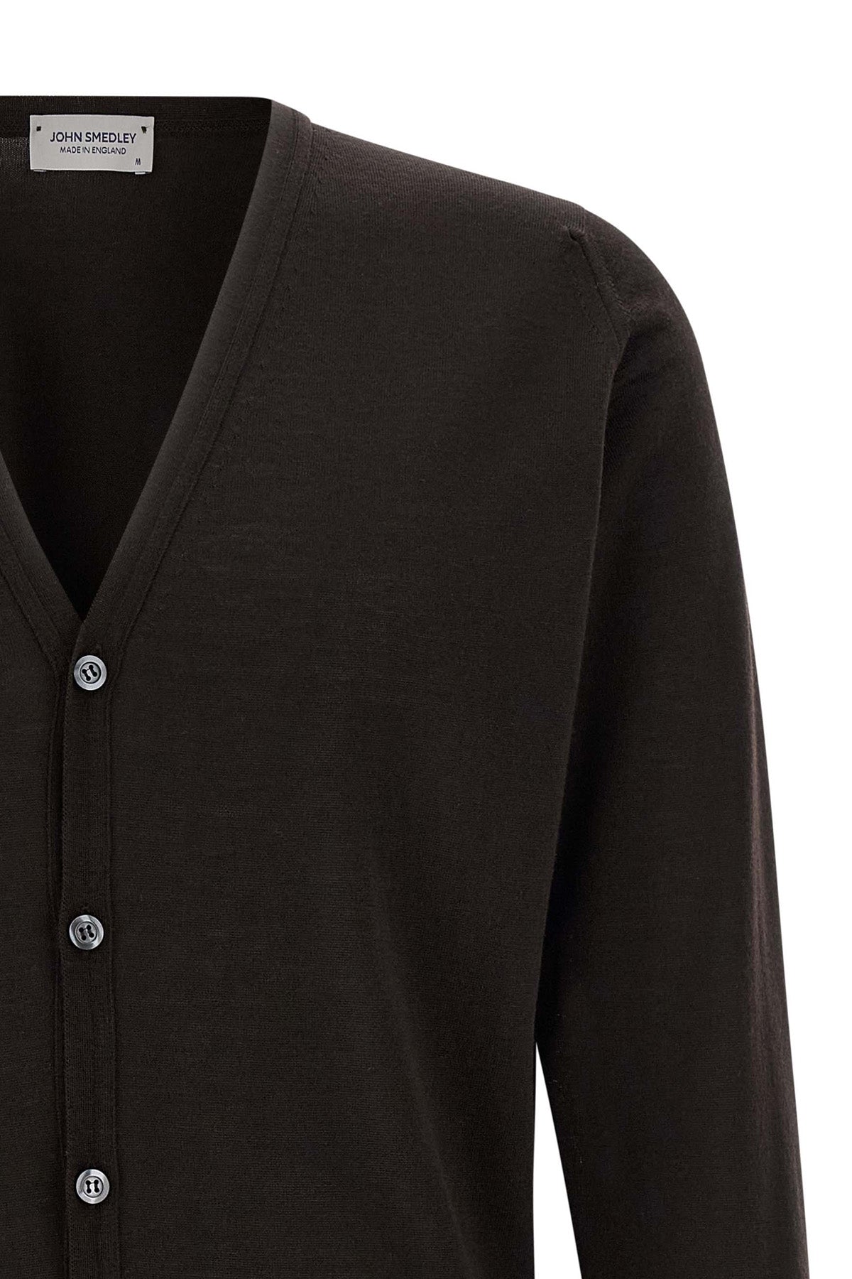 【美品】JOHN SMEDLEY カーディガン ブラック PETWORTH 黒 John Smedley/ジョン スメドレー｜'Petworth' カーディガン