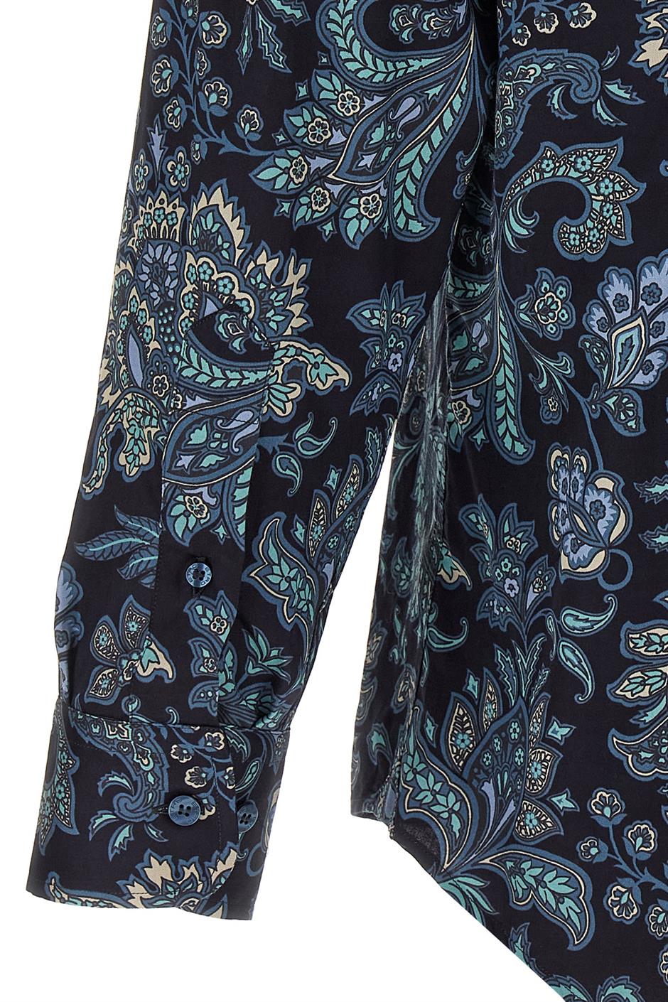 エトロ　コットンポプリンペイズリーシャツ　41SIZE エトロ コットンポプリンペイズリーシャツ 41SIZE ETRO