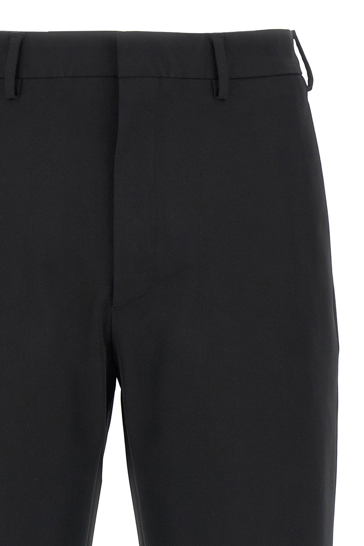 PRADA テクノストレッチパンツ 46サイズ ブラック【美品】3741 ブラック テクノストレッチ パンツ | PRADA