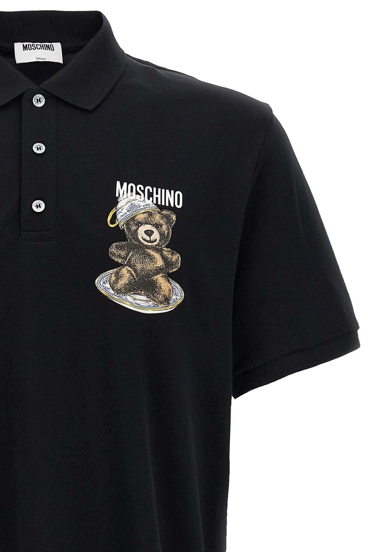 MOSCHINO モスキーノ　襟襟襟シャツ Moschino/モスキーノ｜プレス ポロ シャツ