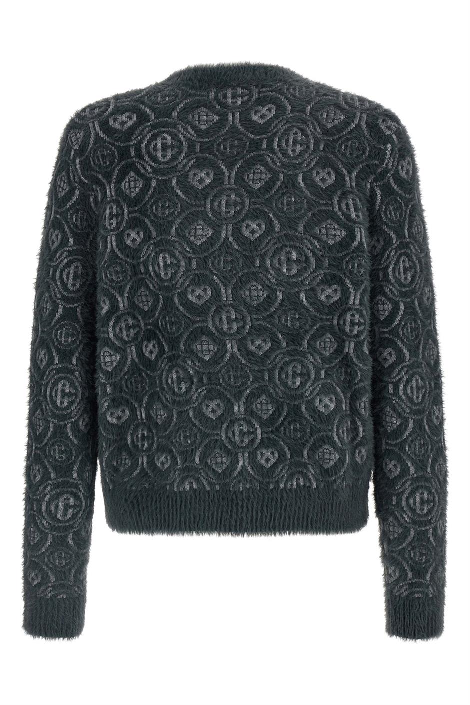 'Fluffy Monogram' セーター
