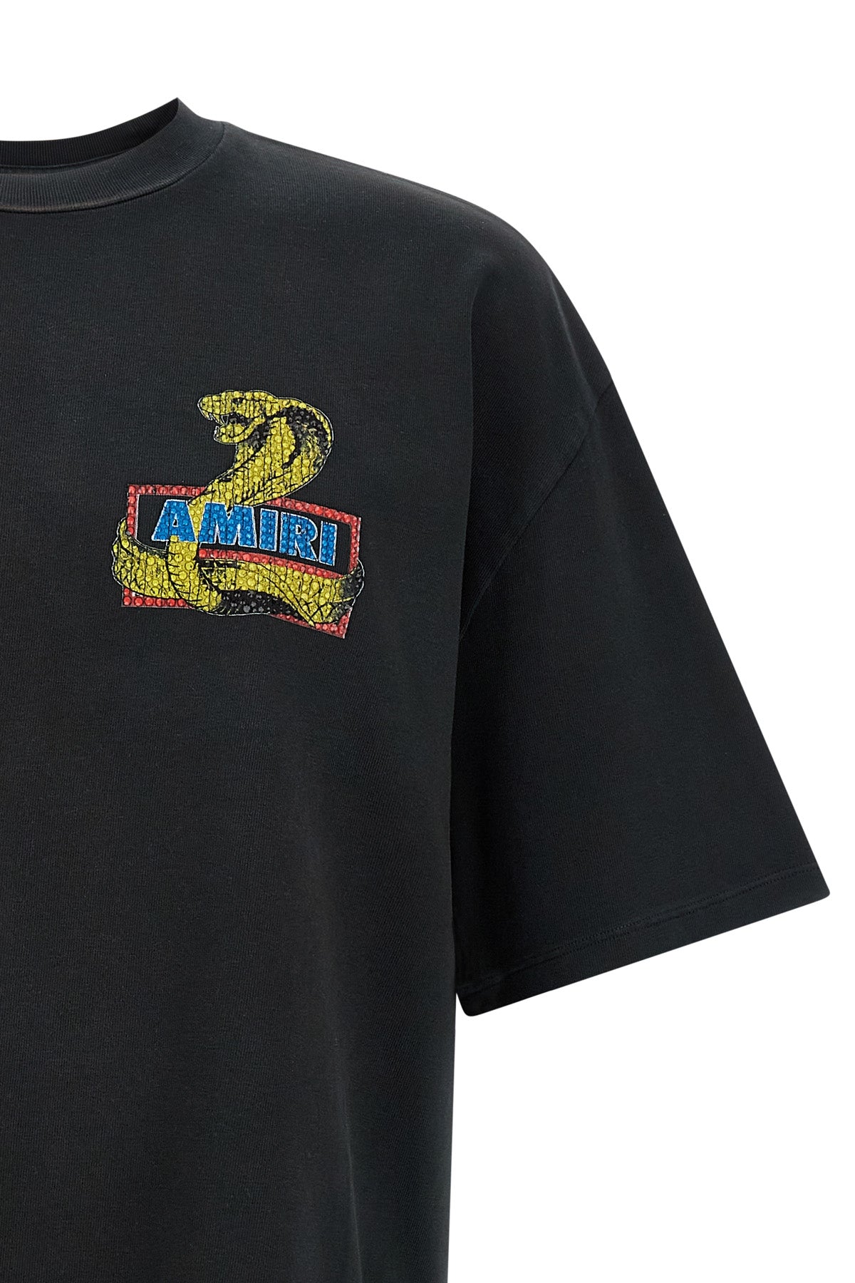 'Amiri Crystal Cobra' Tシャツ