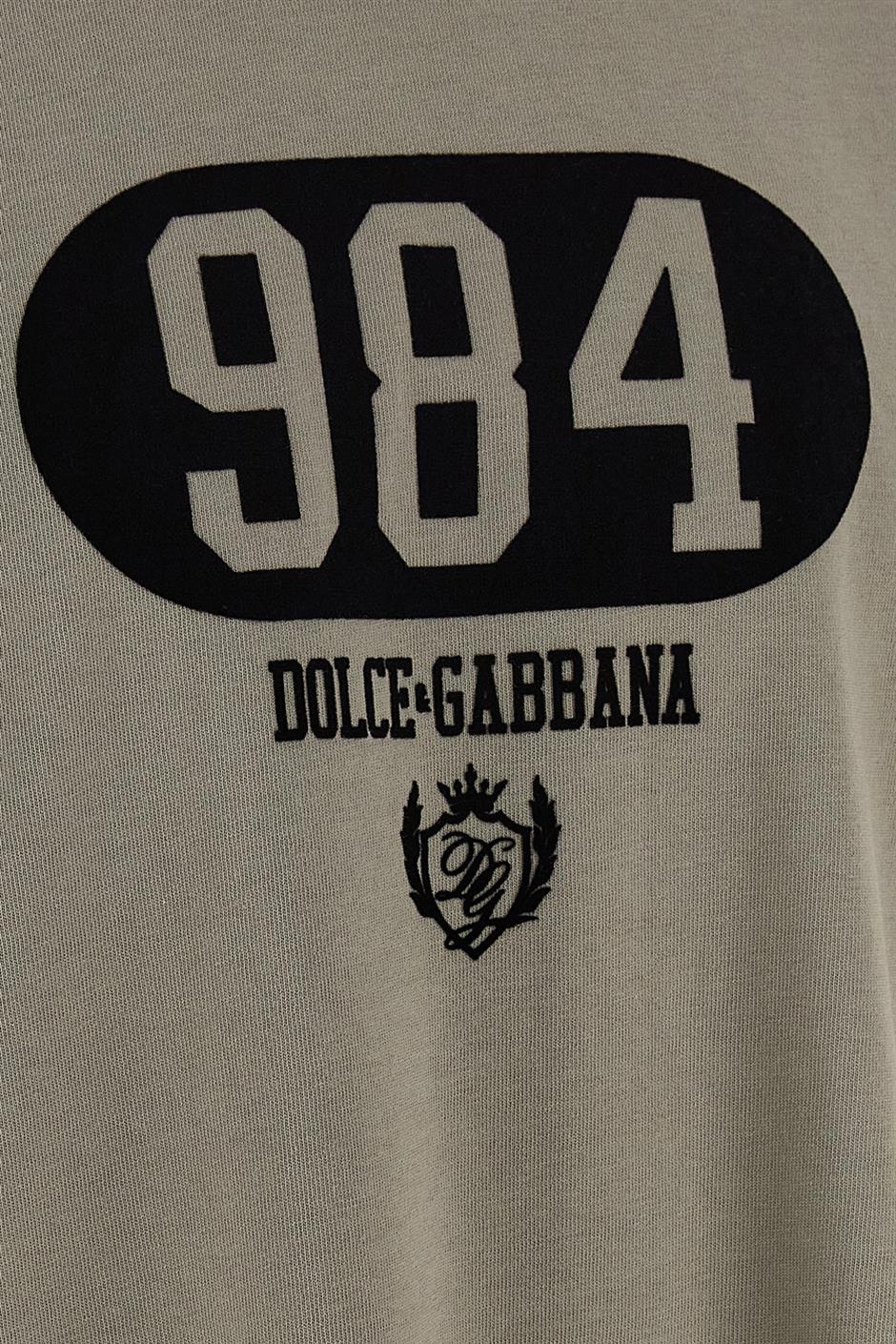 フロック プリント Tシャツ