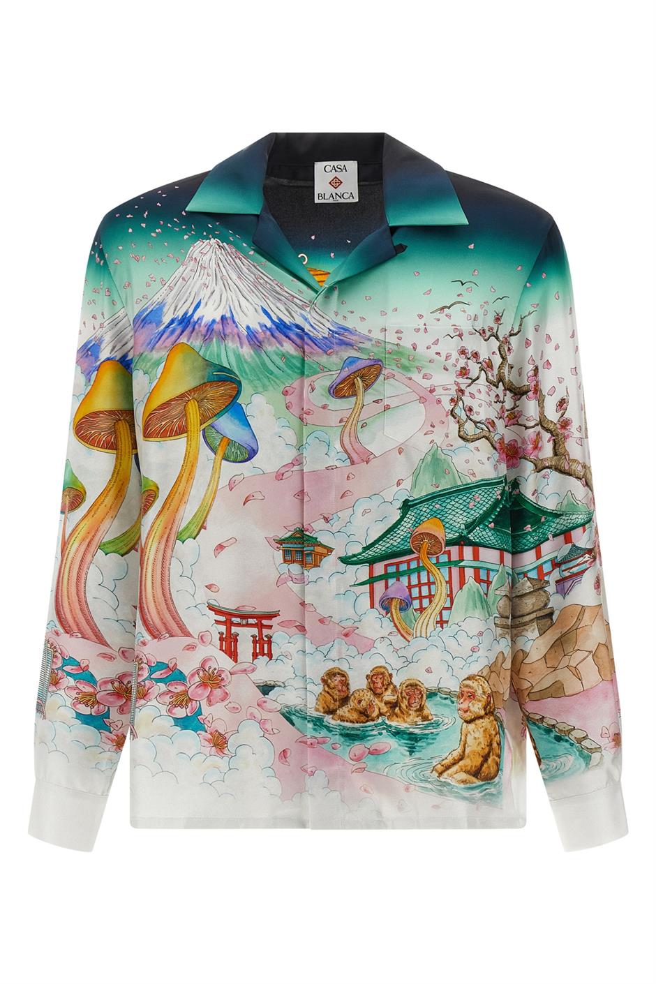 'Flowers' シャツ